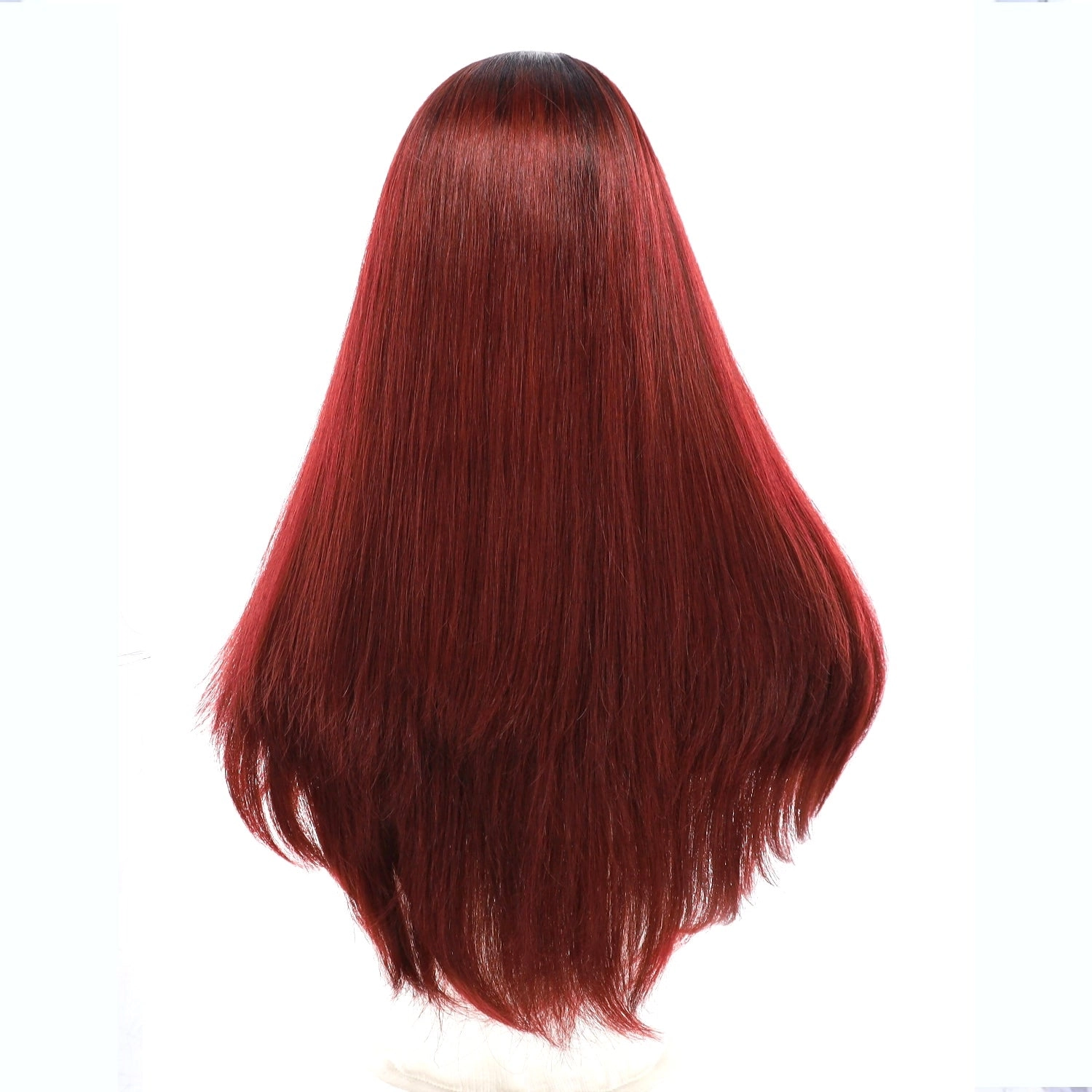24" Gisele Silk Top Wig Merlot Red