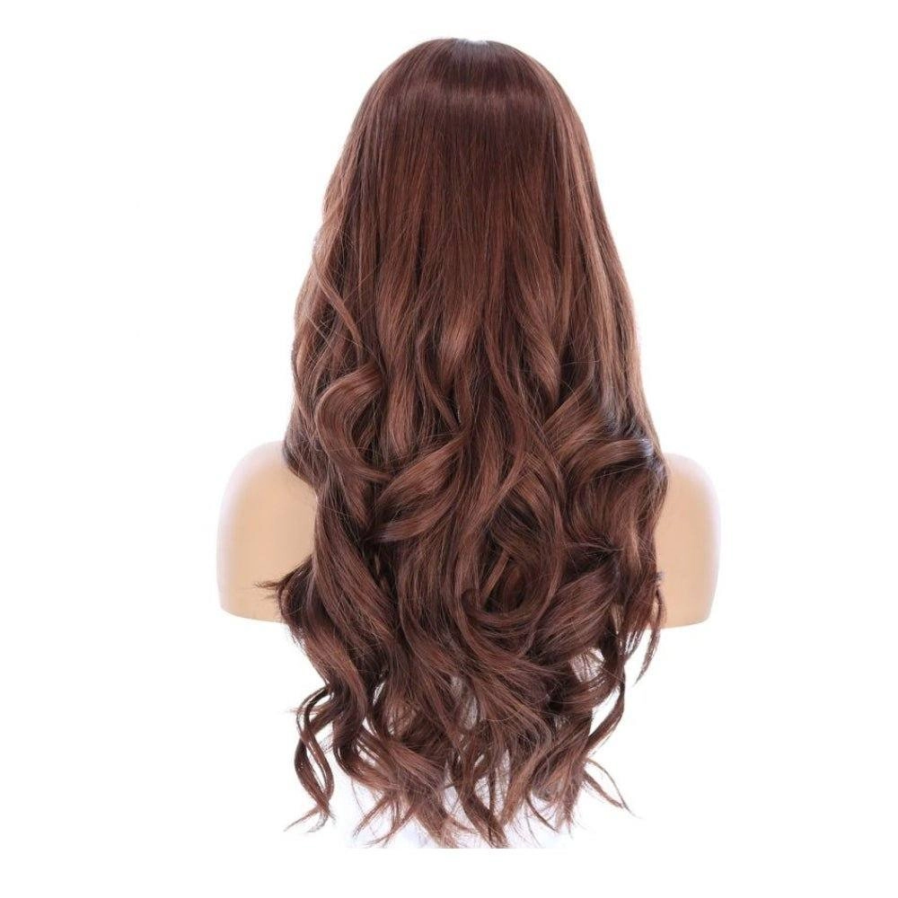 26" Amber Silk Top Wig Auburn