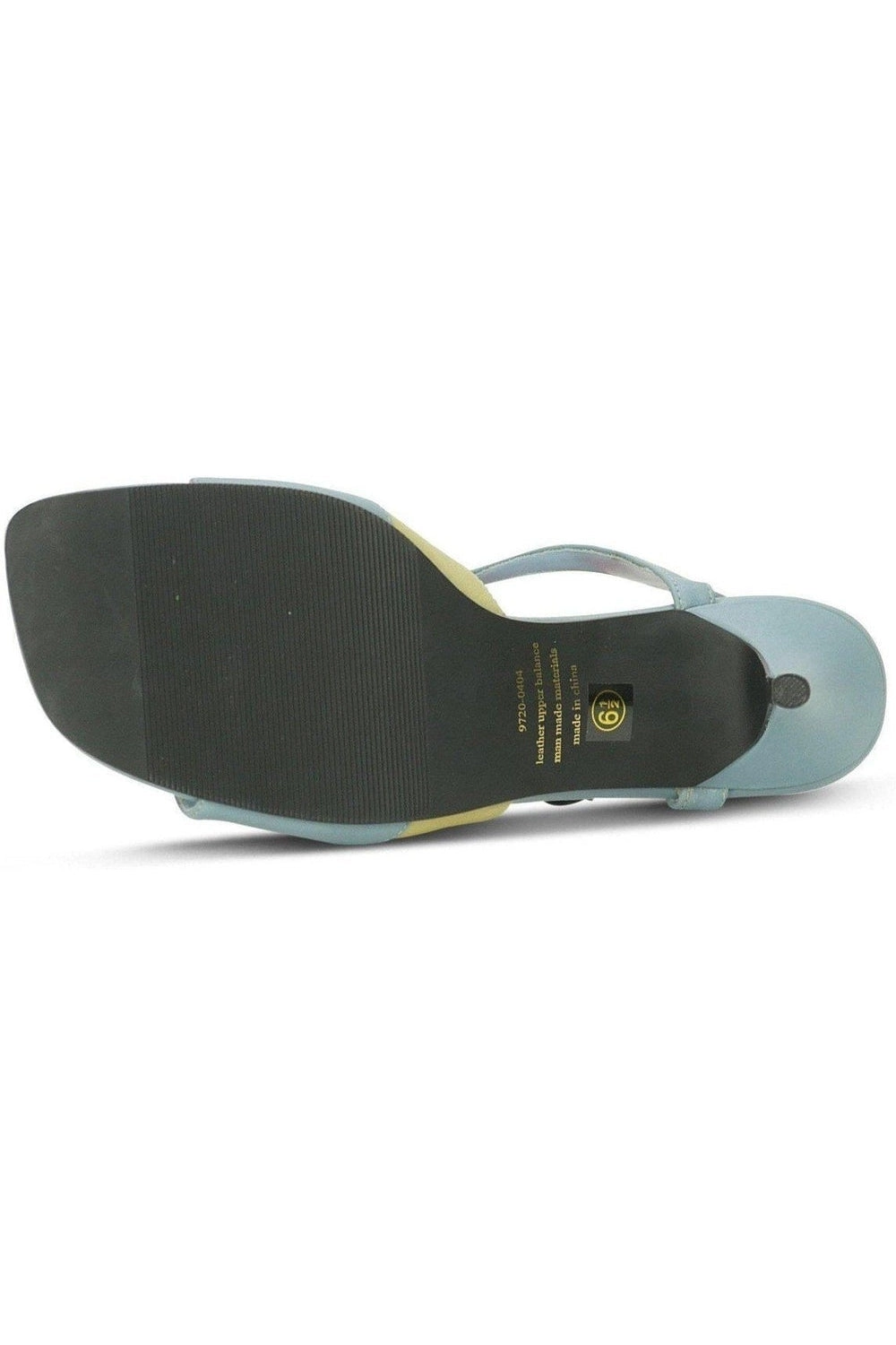 9720-Bella Leather Vintage Sandal | Blue Leather