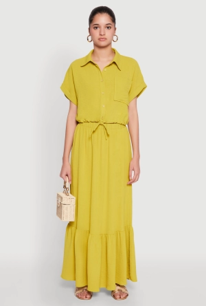 Airy High Waisted Tiered Skirt