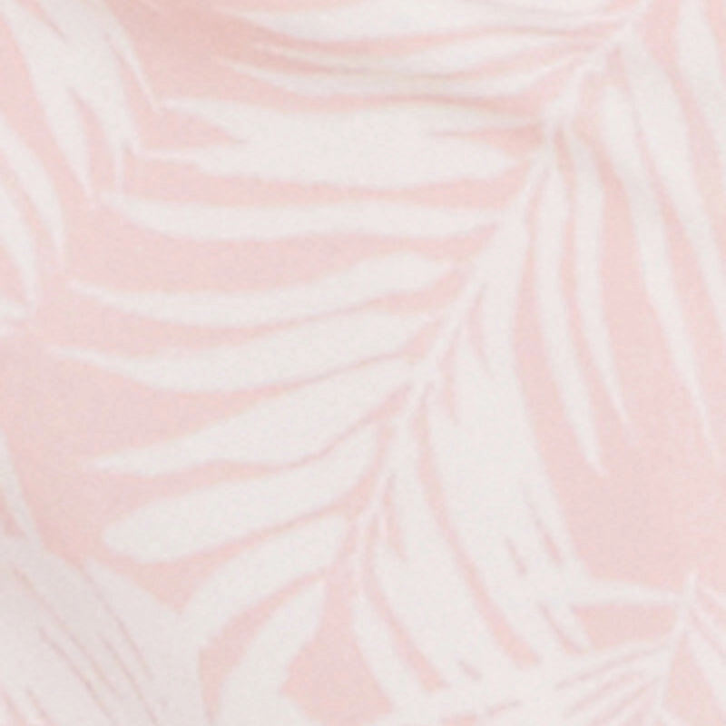 Airy Leaf Print Palazzo Pants