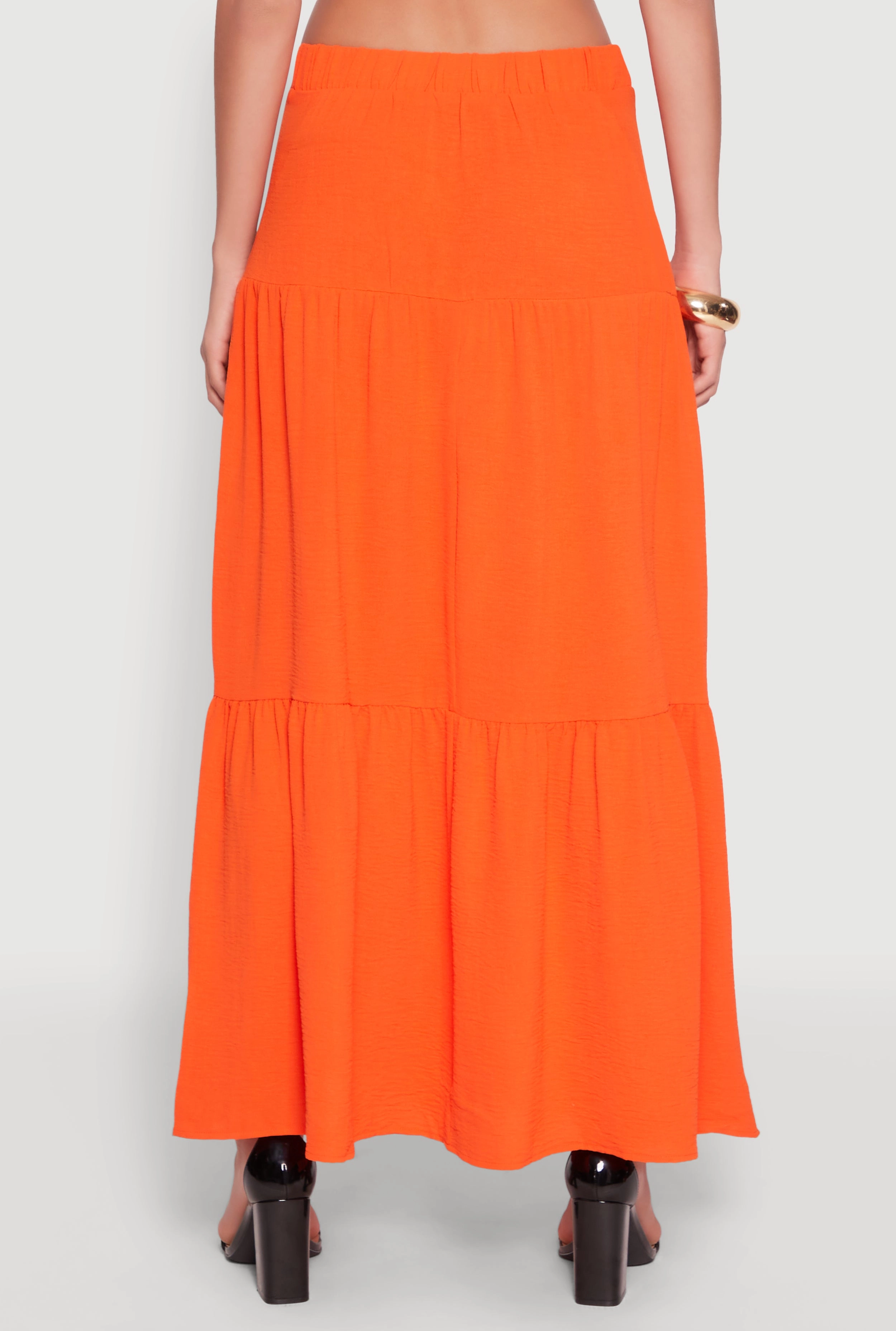 Airy Tiered Maxi Skirt