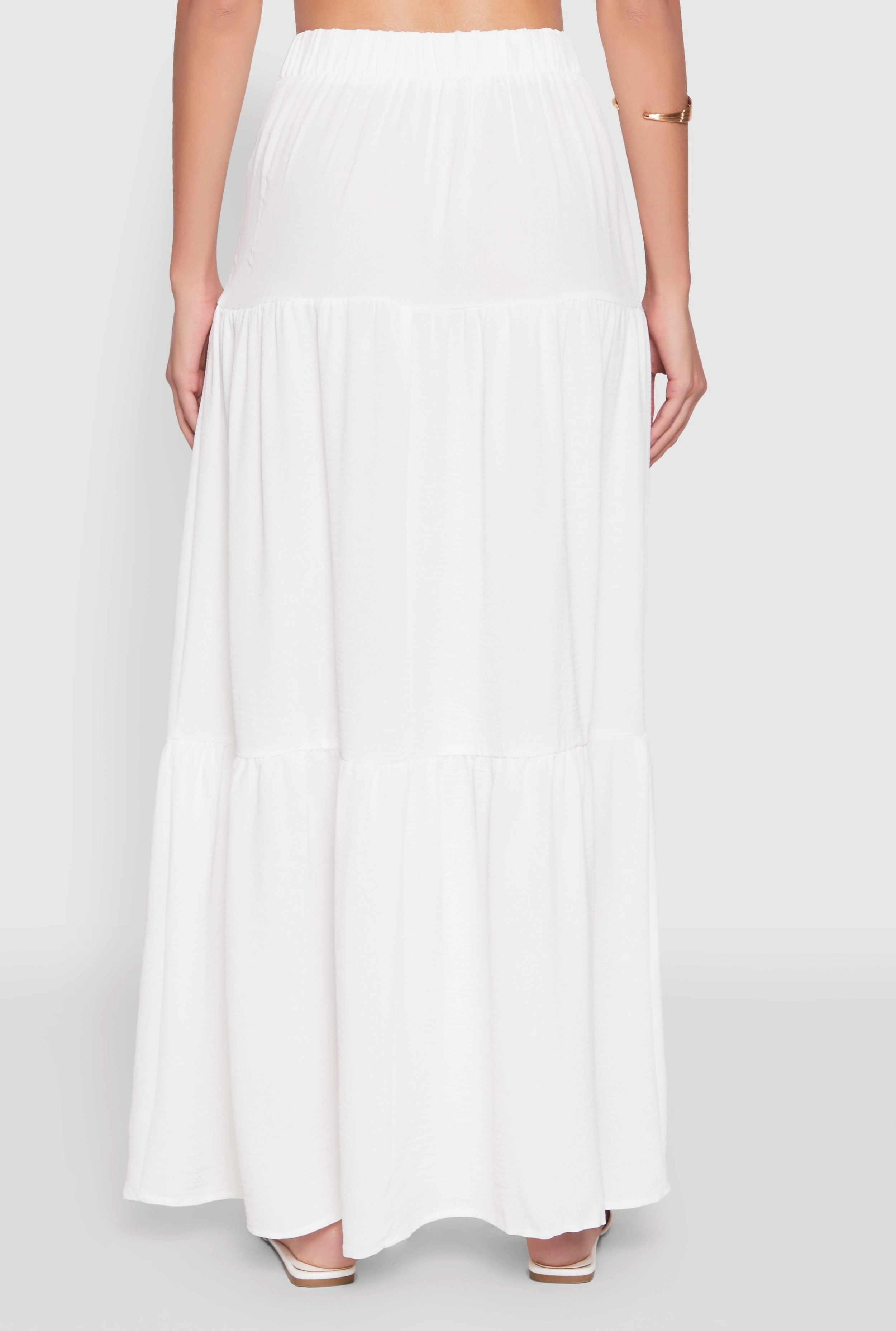 Airy Tiered Maxi Skirt