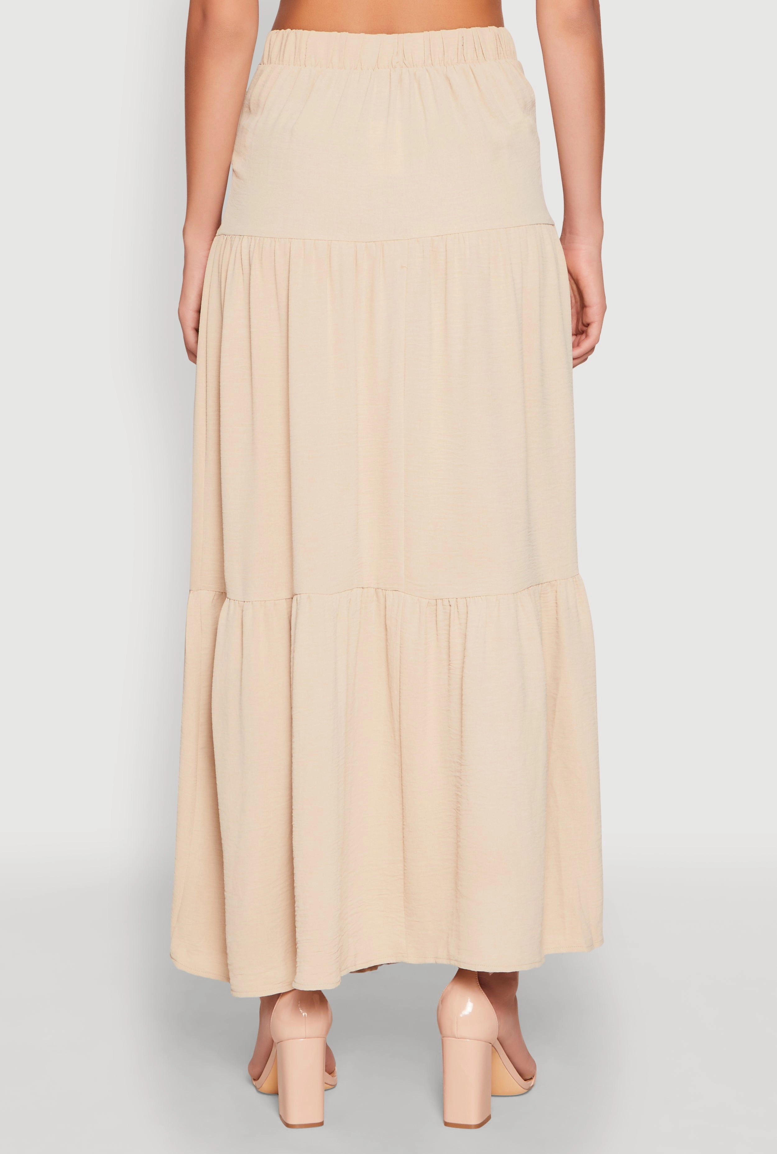 Airy Tiered Maxi Skirt
