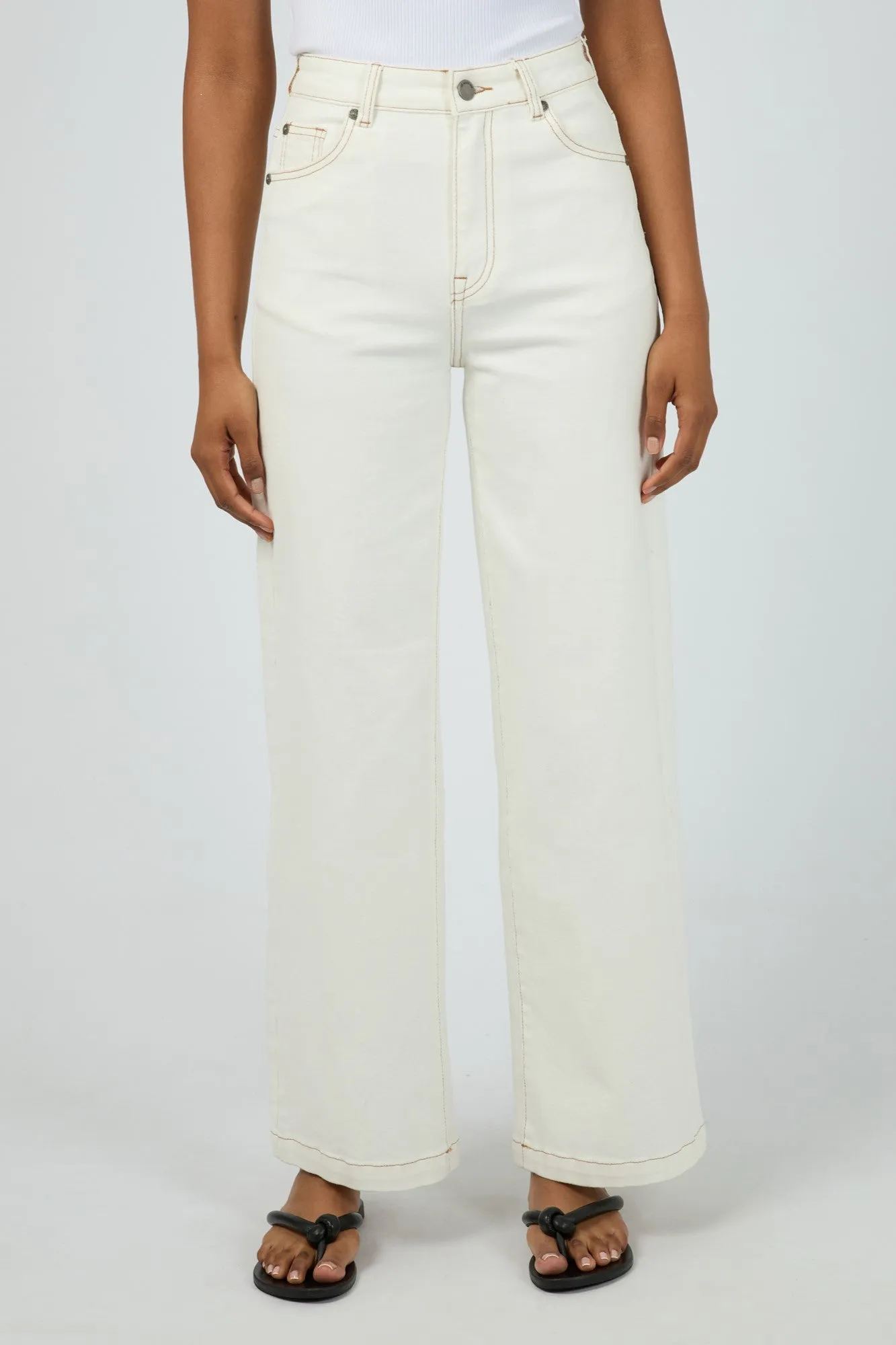 All About Eve Jacqui Wide Leg Vintage White