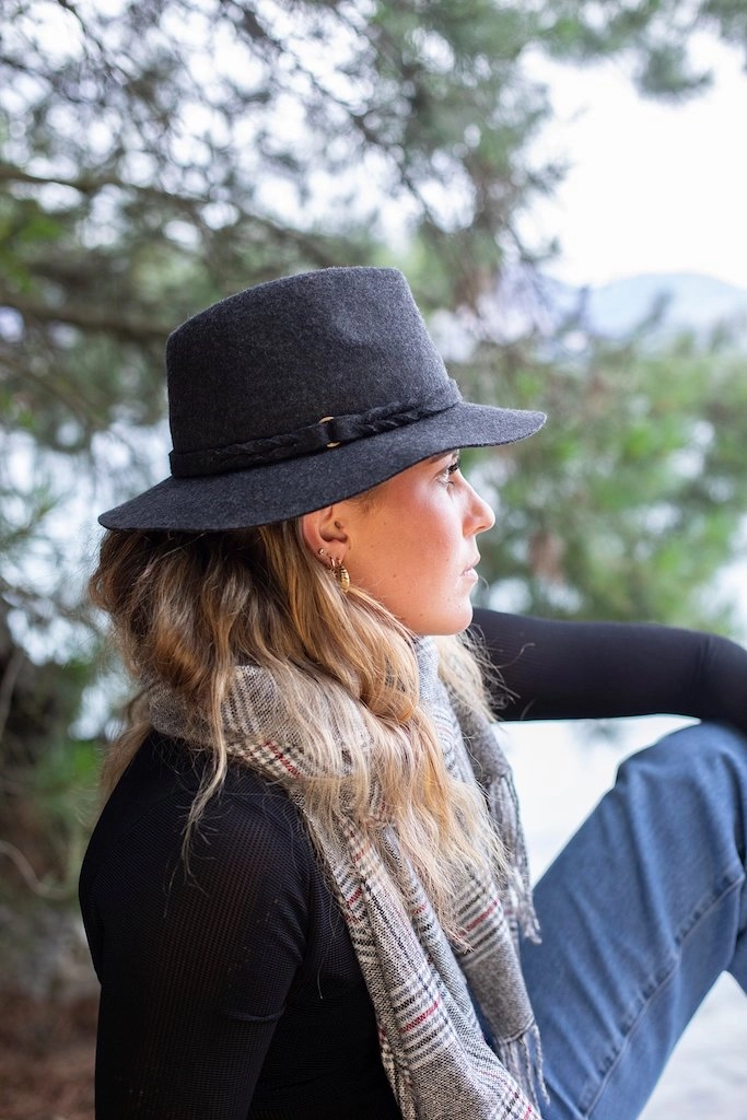 Antler Jackson Fedora Charcoal