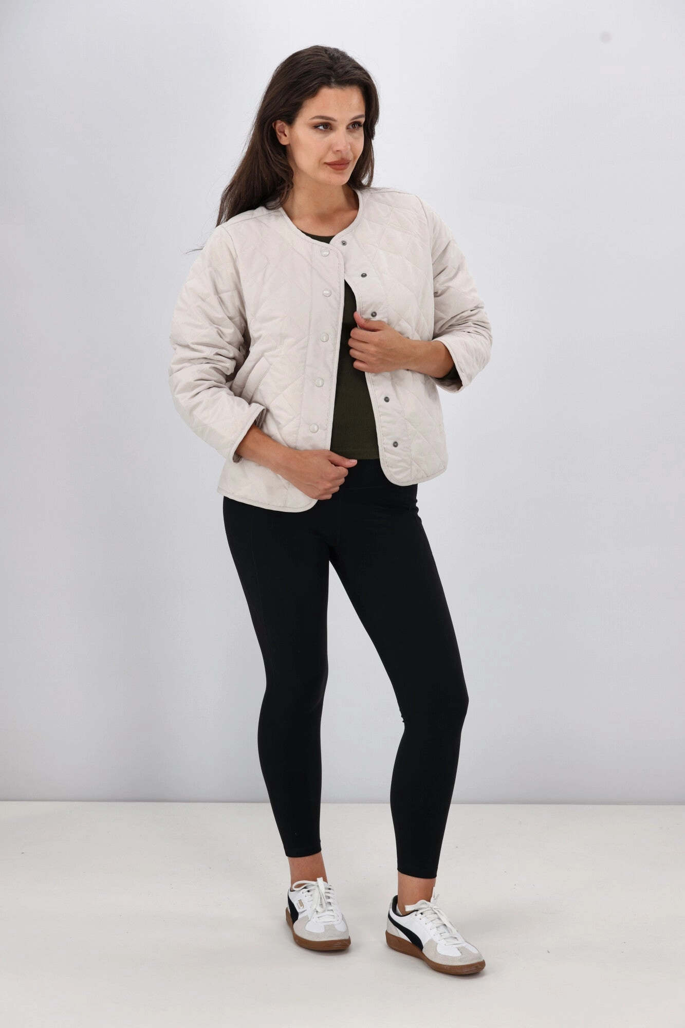 AS Colour Wo's Quilted Jacket Bone