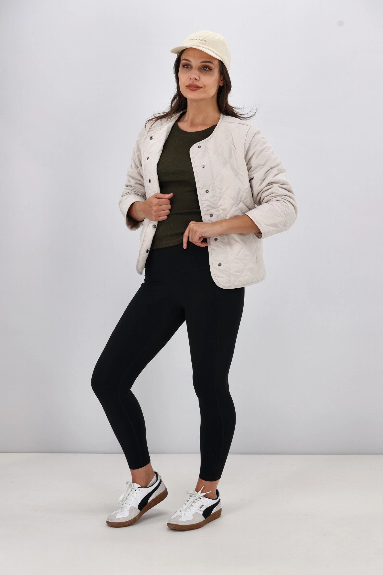 AS Colour Wo's Quilted Jacket Bone