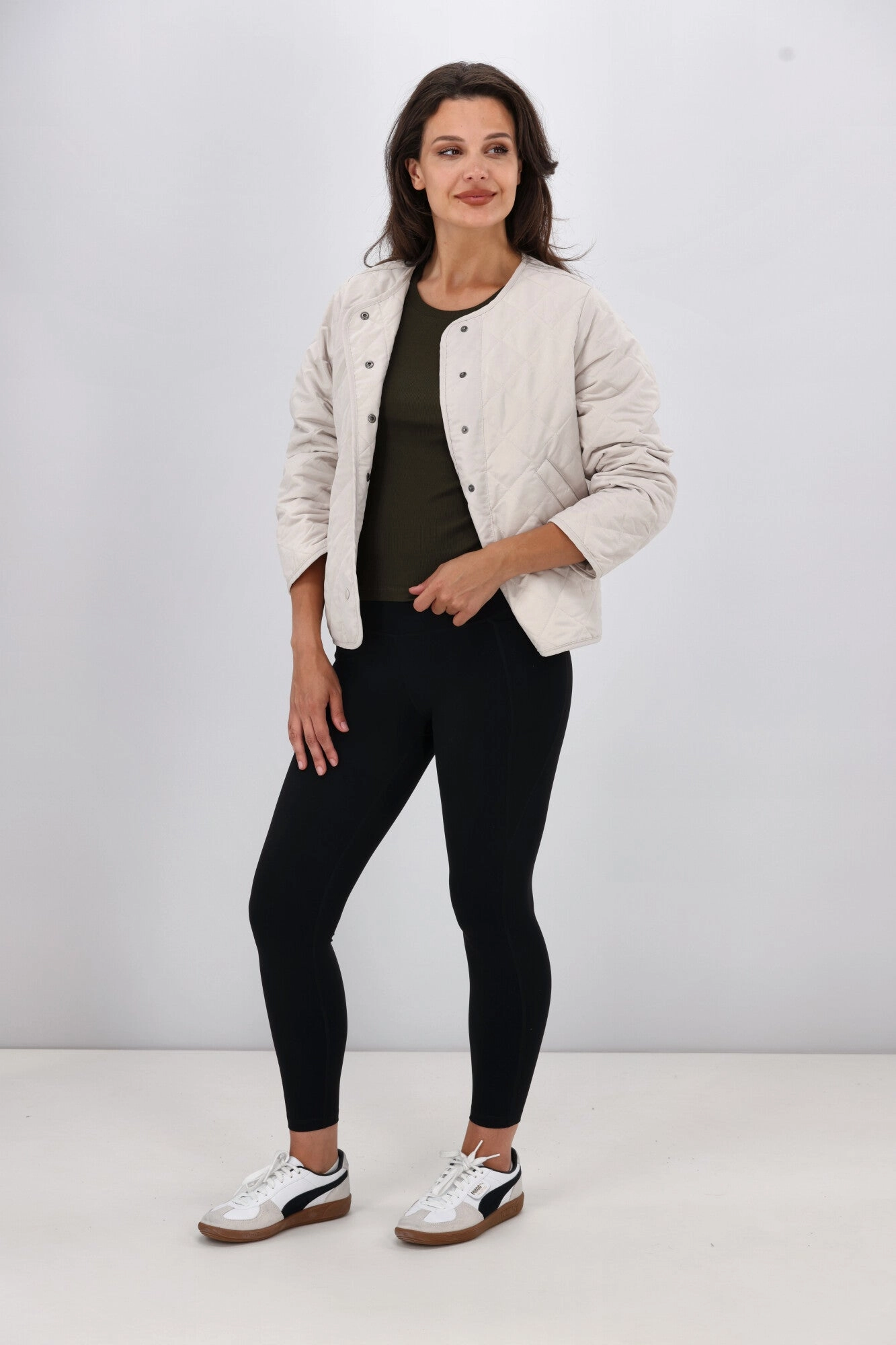 AS Colour Wo's Quilted Jacket Bone
