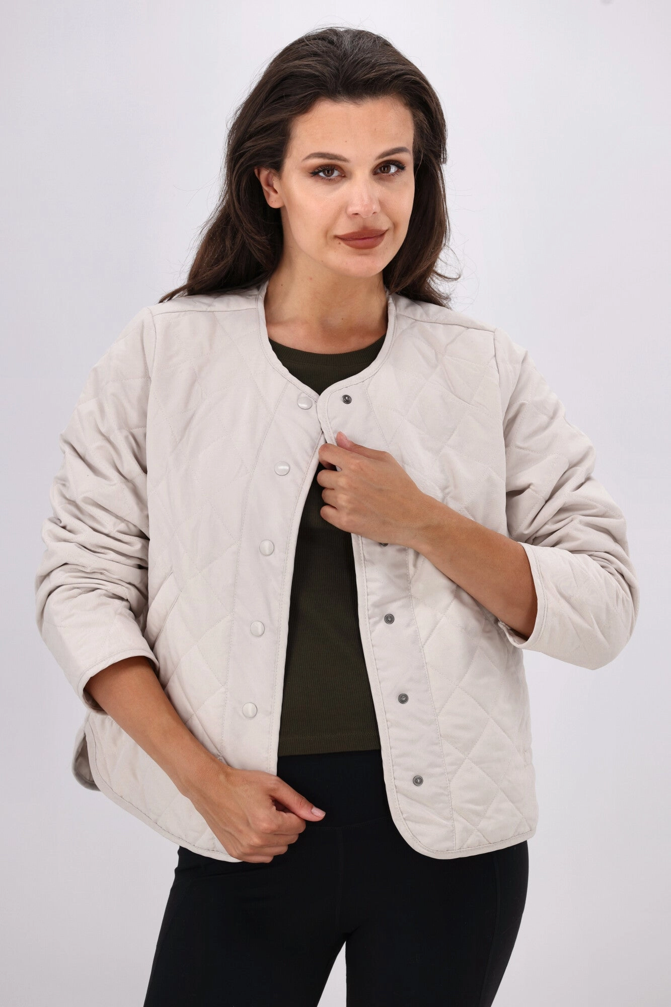 AS Colour Wo's Quilted Jacket Bone