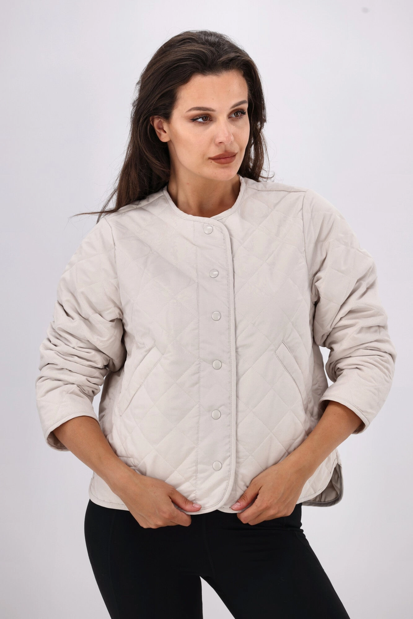 AS Colour Wo's Quilted Jacket Bone