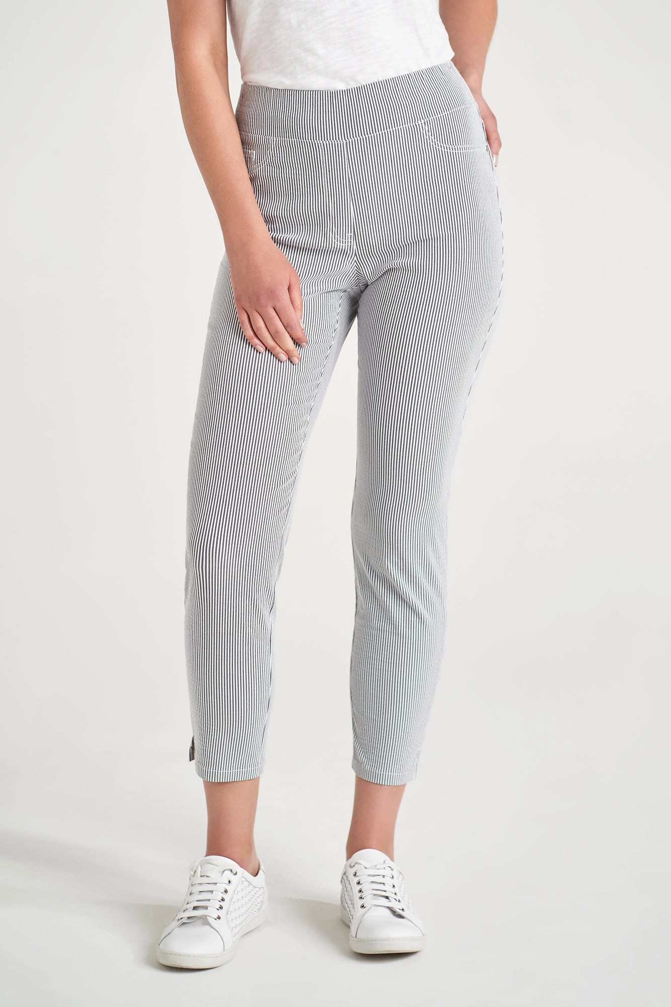 Bengajean® 7/8 Seersucker - Black Stripe
