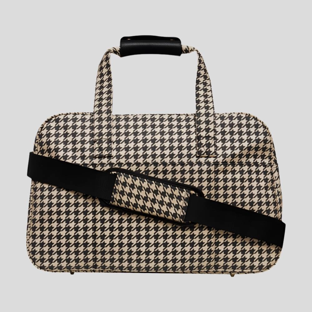 Bon Voyage Weekender Bag -- Houndstooth