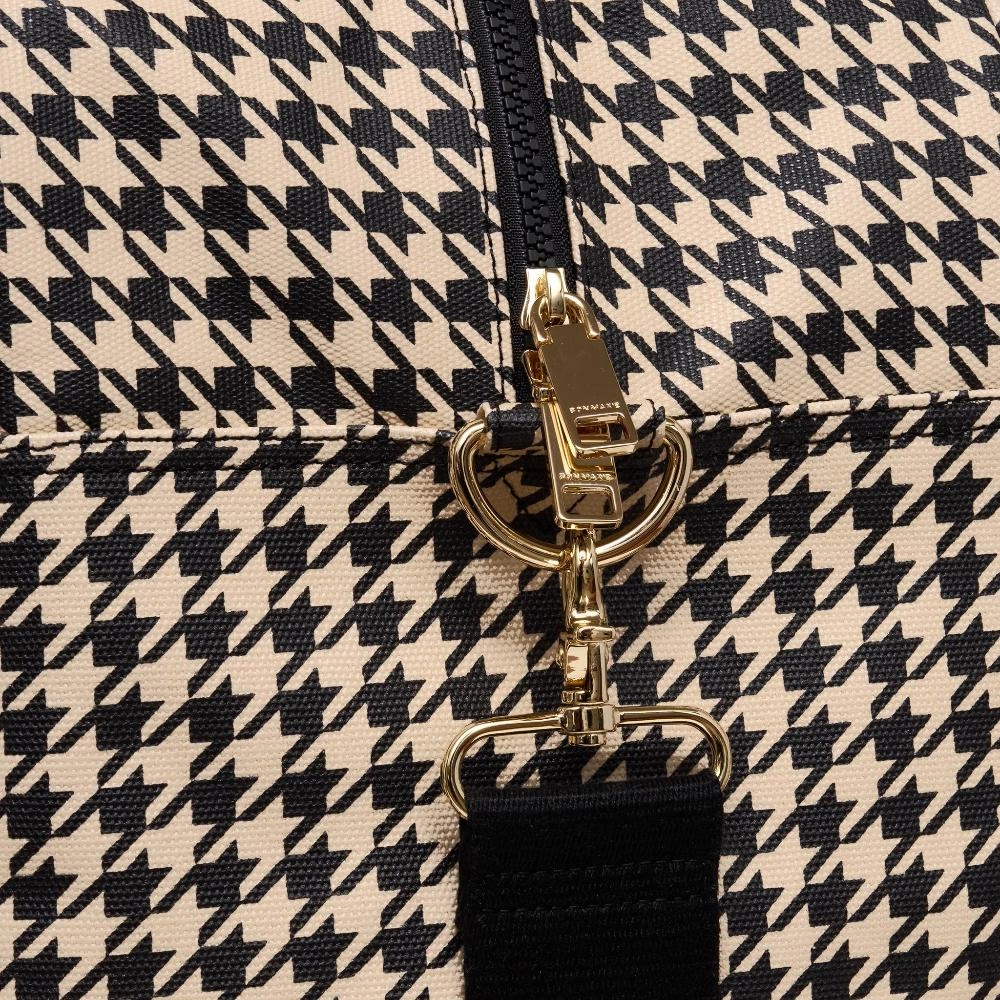 Bon Voyage Weekender Bag -- Houndstooth