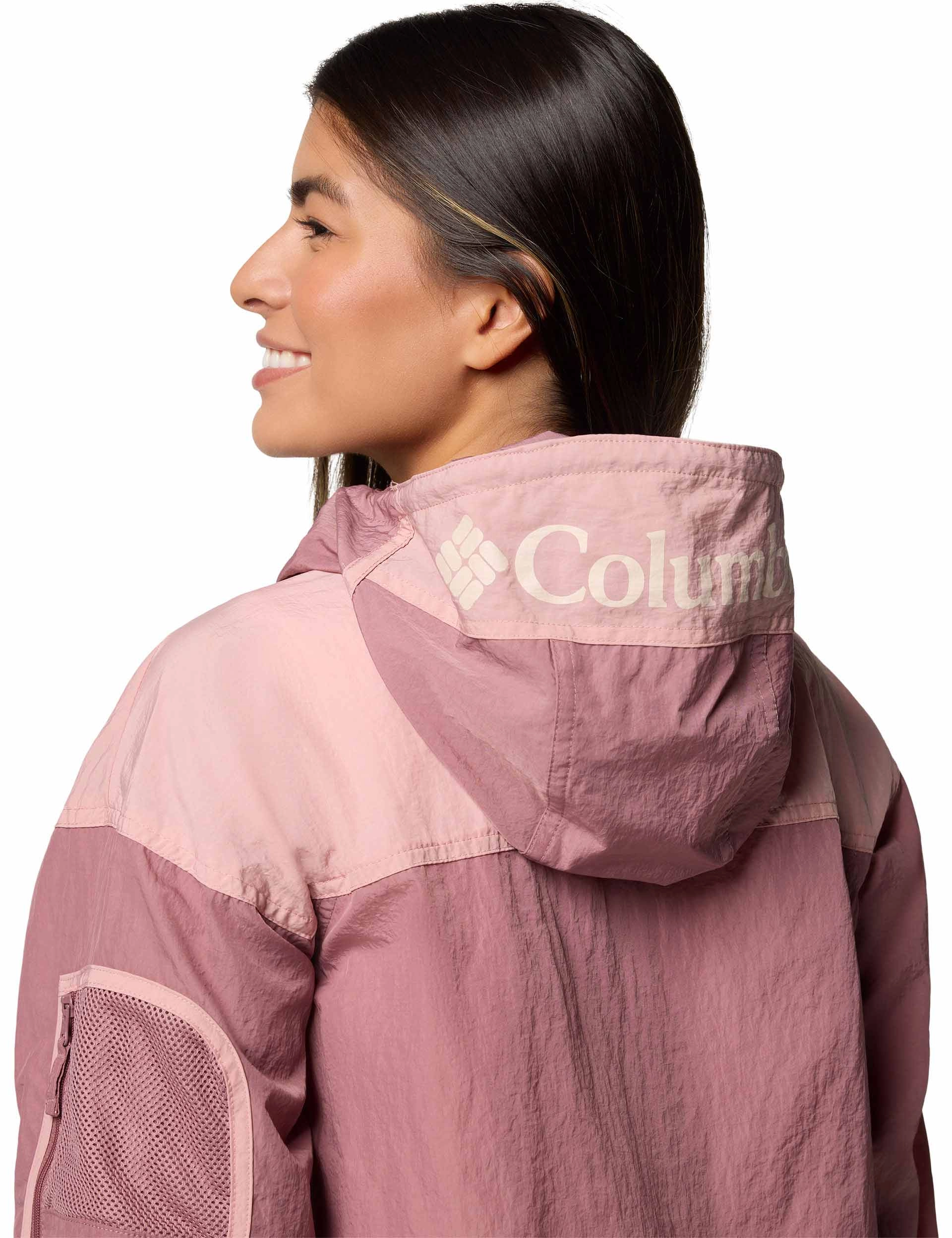 Challenger II Windbreaker - Fig/Eraser Pink