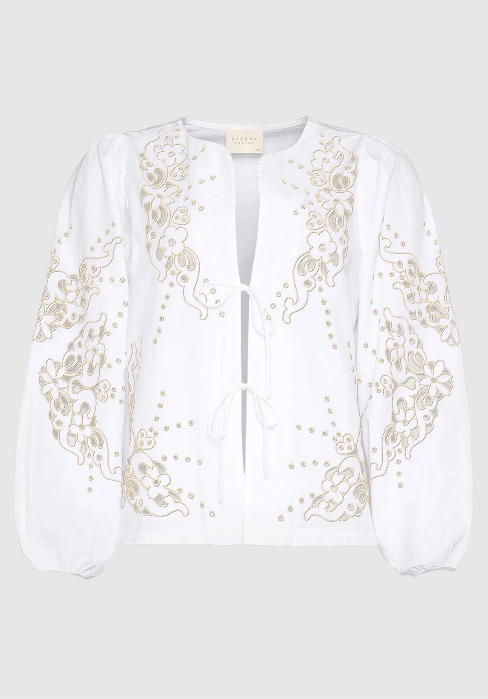 Denim Blouse Se1 Magdalena Top Ecru