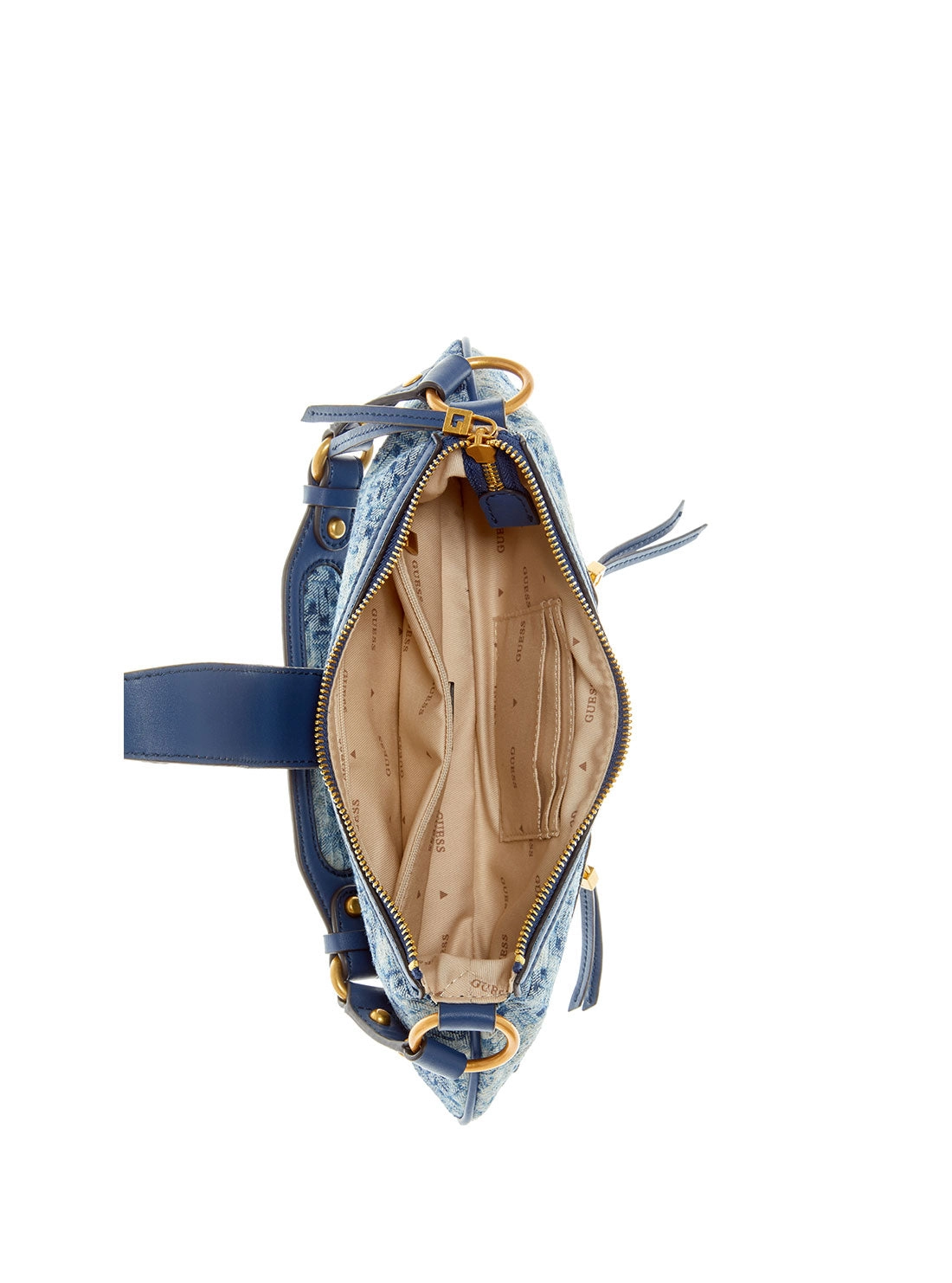 Denim Logo Belle Vintage Shoulder Bag