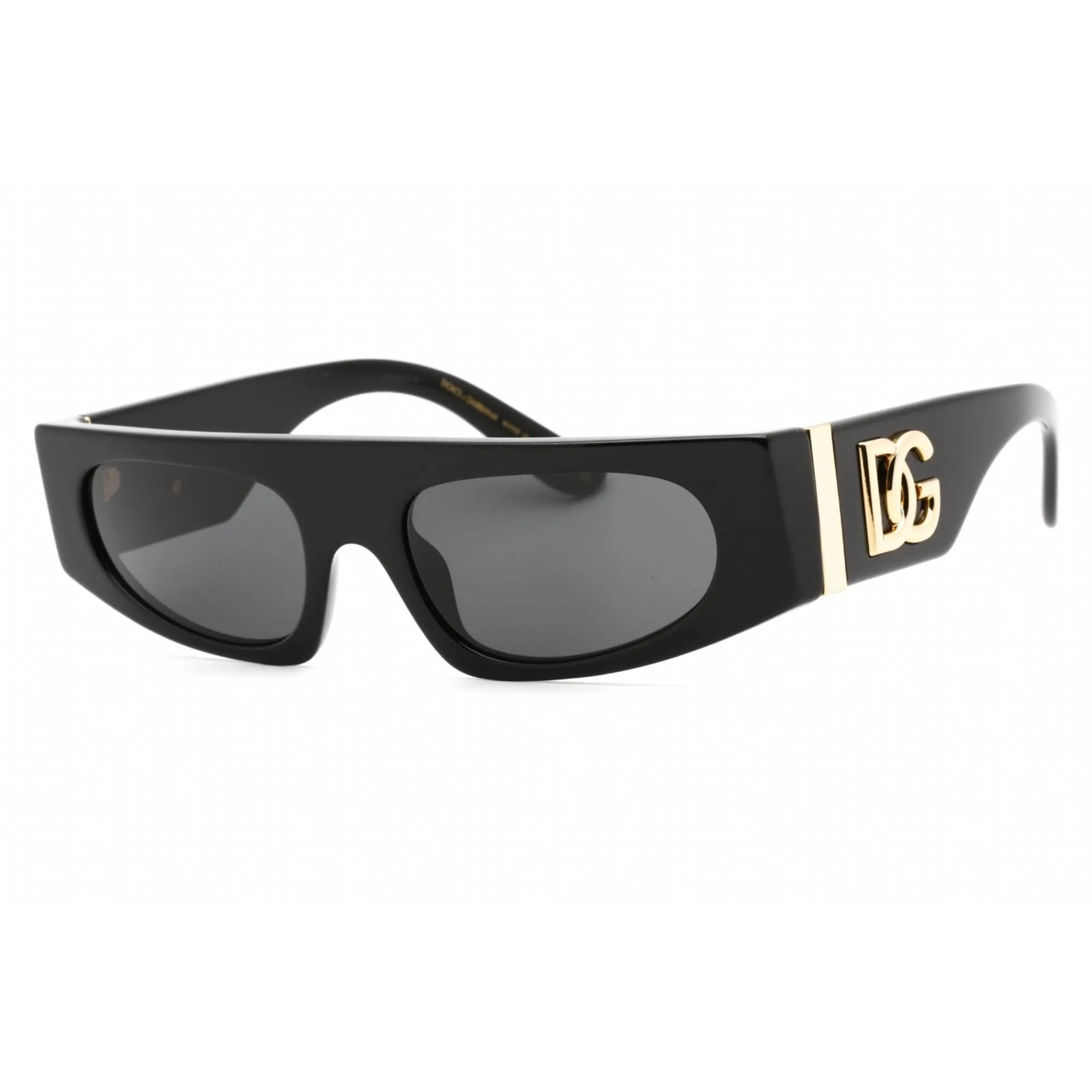 Dolce & Gabbana Women's Sunglasses - Black Full Rim Rectangular Frame | 0Dg4411 501/87