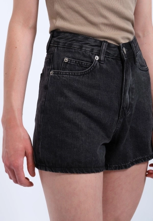 DR DENIM - SHORT NORA - RETRO NOIR - PÉ25