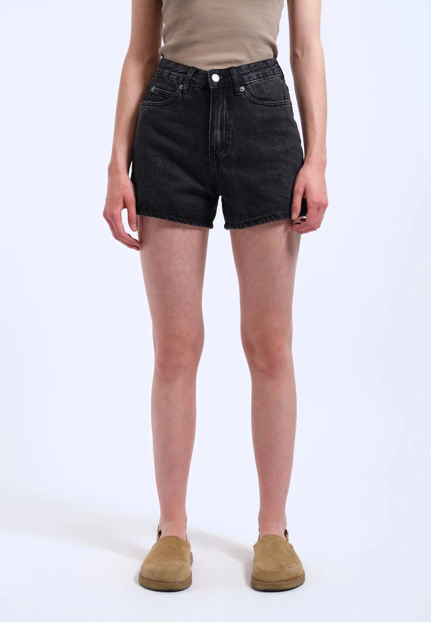 DR DENIM - SHORT NORA - RETRO NOIR - PÉ25