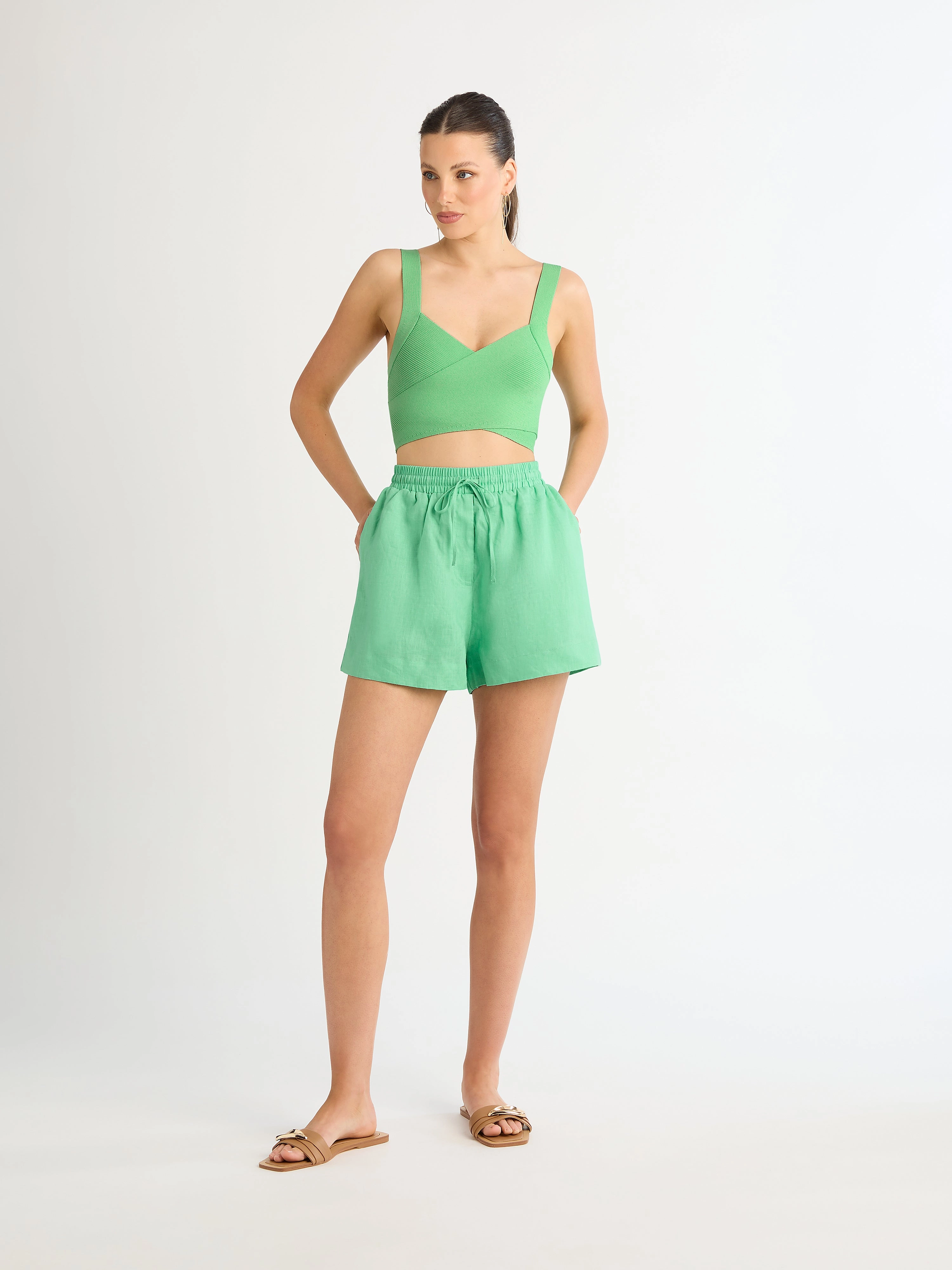 EIVISSA LINEN SHORT