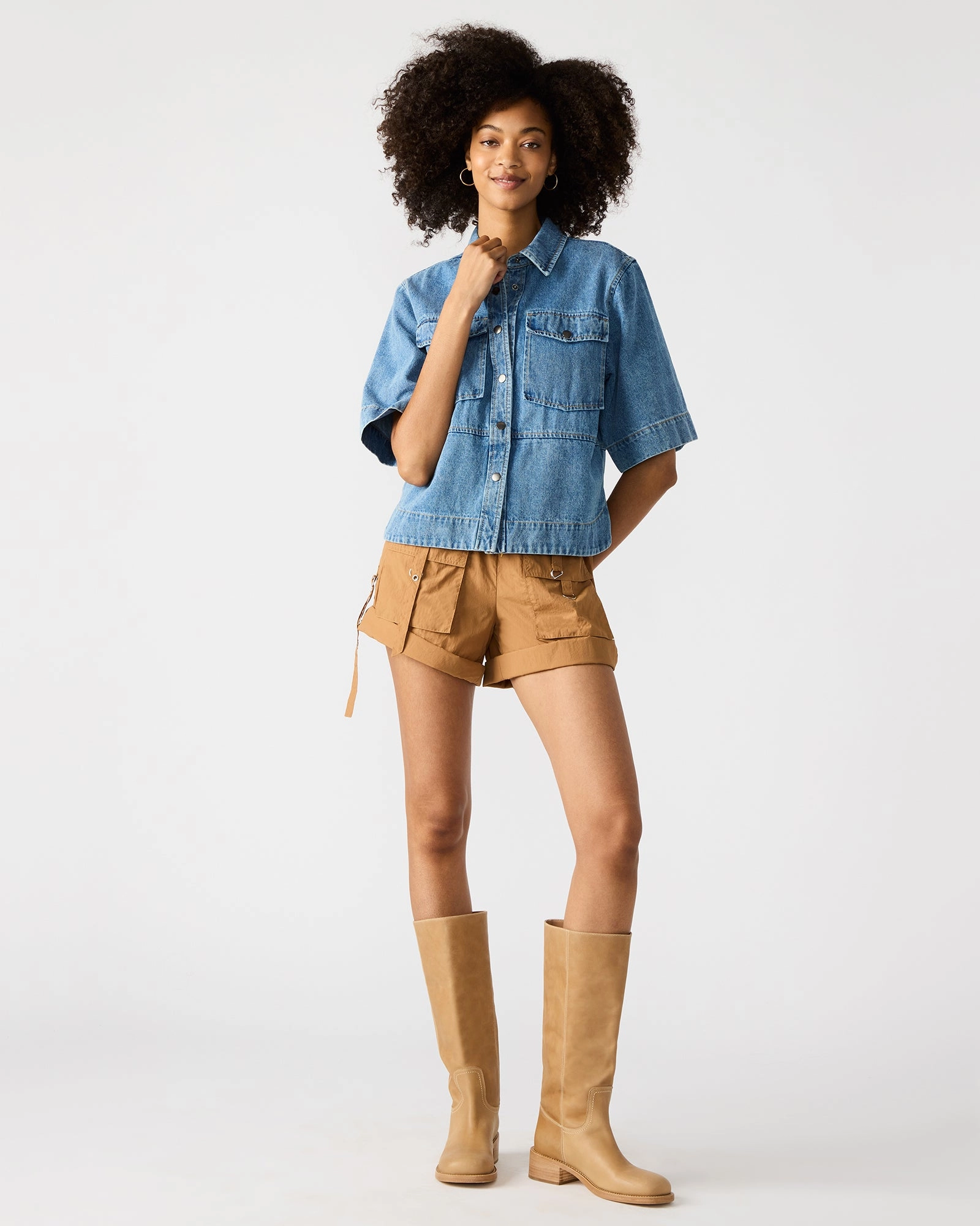 ELIANA DENIM TOP