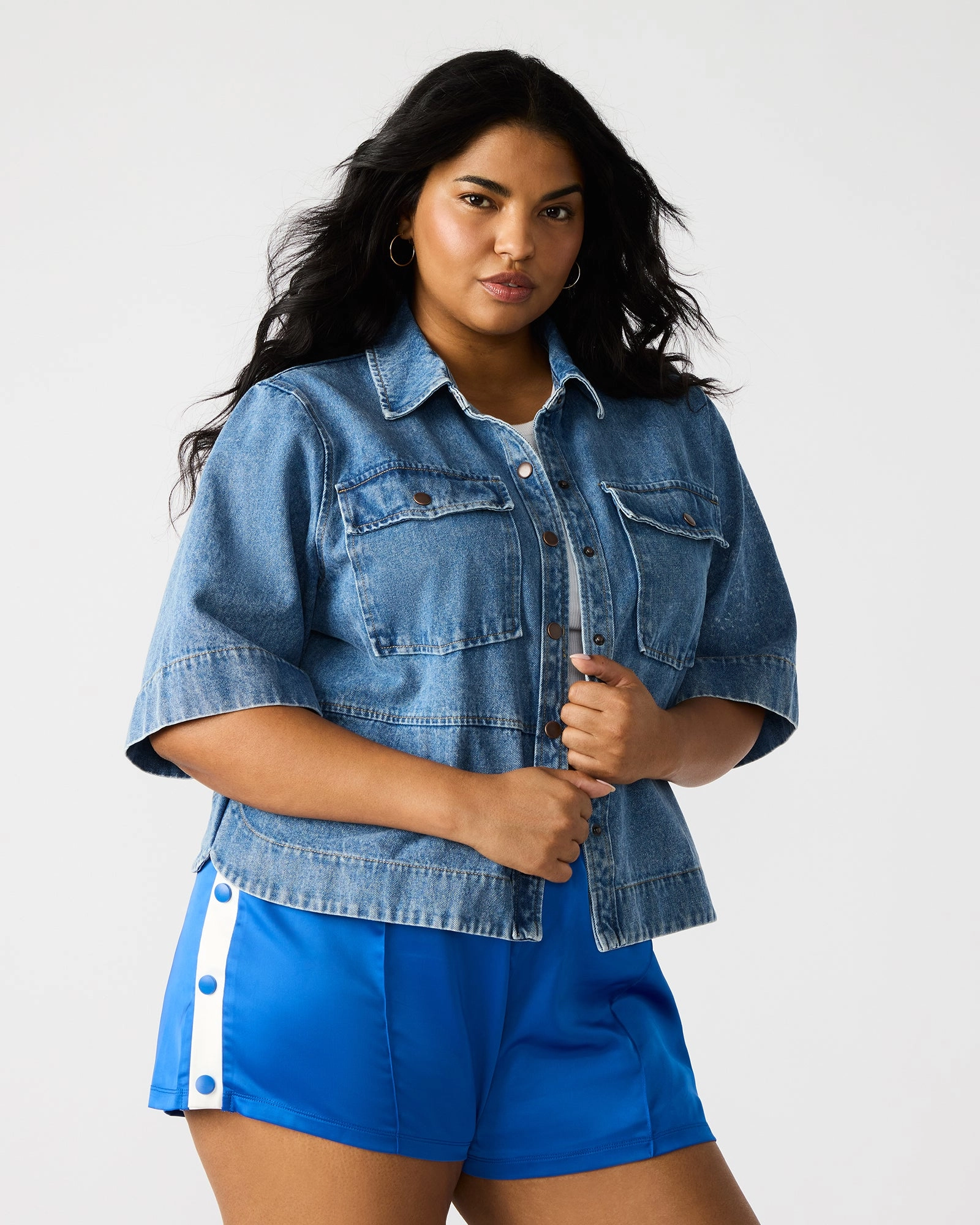 ELIANA DENIM TOP