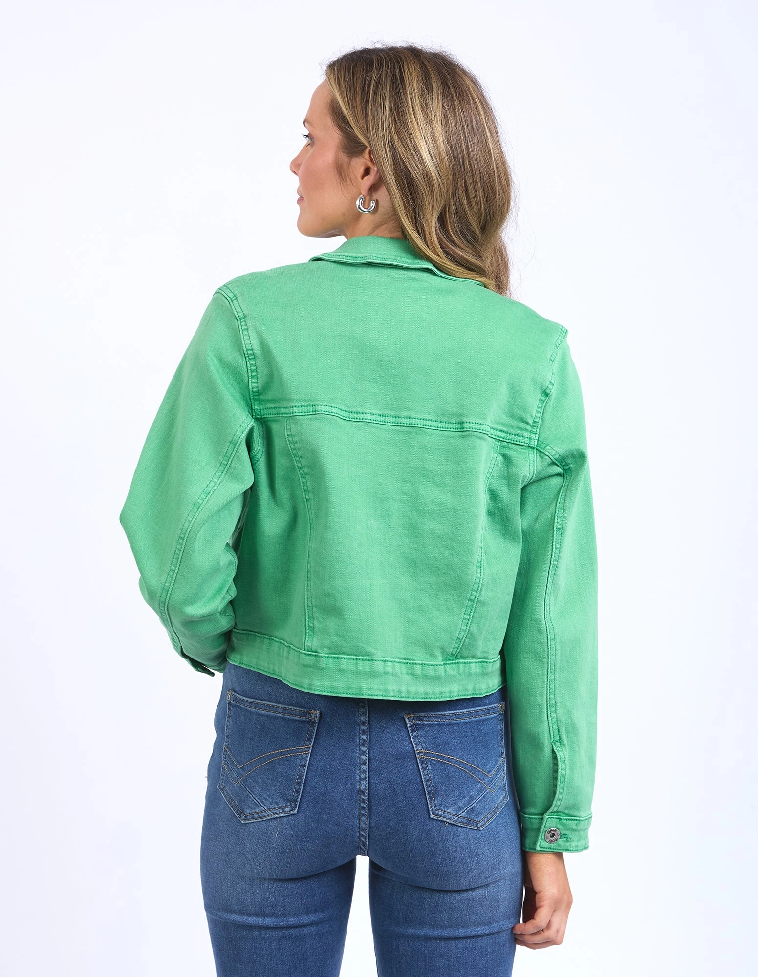Elm Hazel Denim Jacket Greenbriar