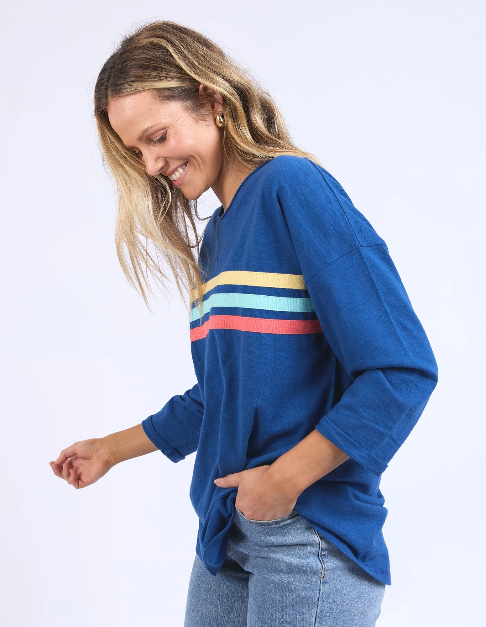 Elm Horizon Sweat Dark Sapphire