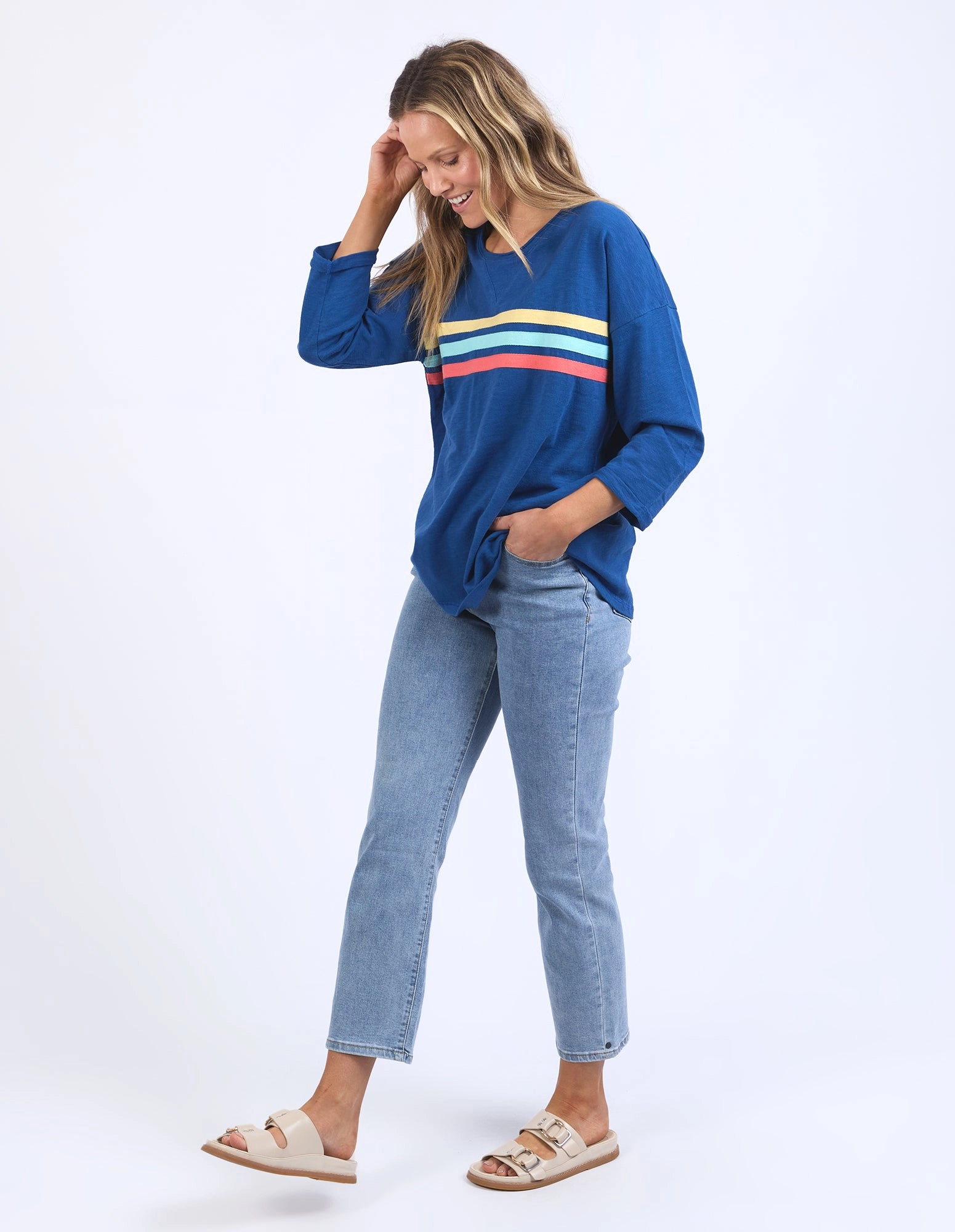 Elm Horizon Sweat Dark Sapphire
