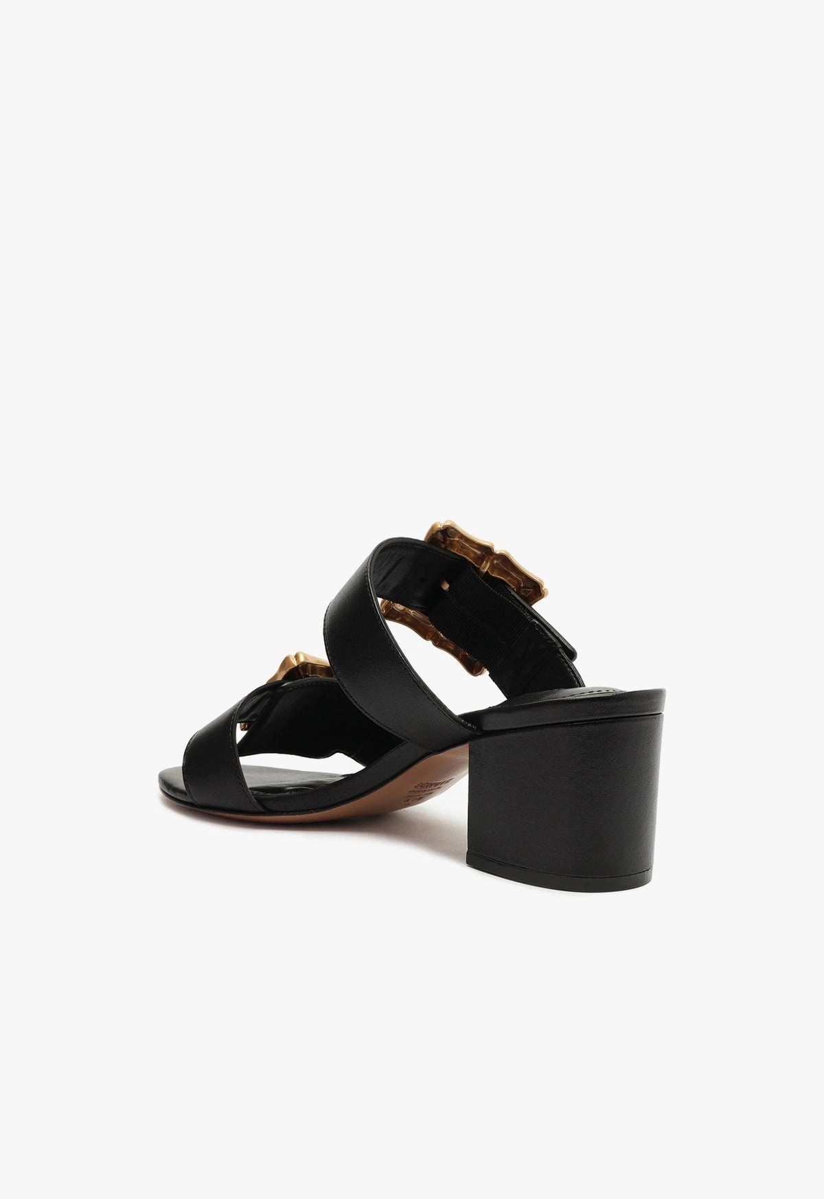Enola Mid Block Leather Sandal
