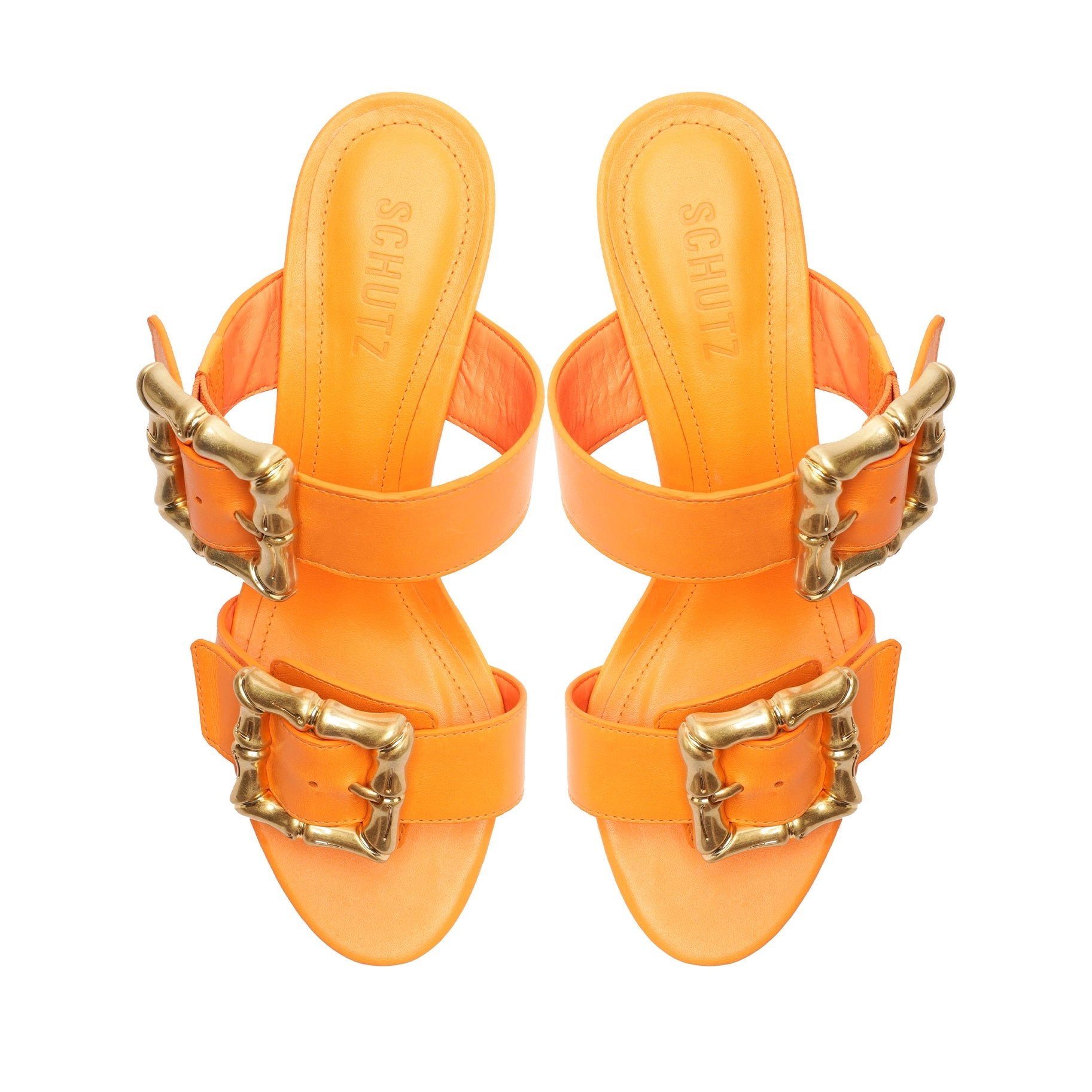 Enola Mid Block Leather Sandal