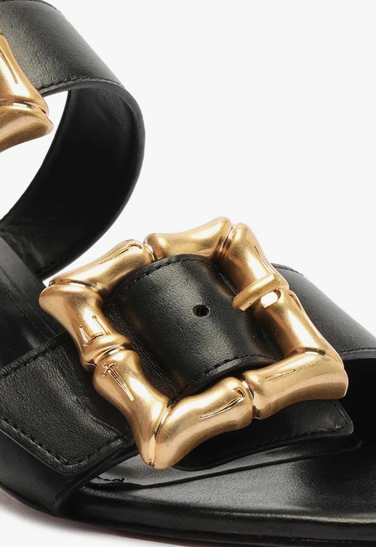 Enola Mid Block Leather Sandal