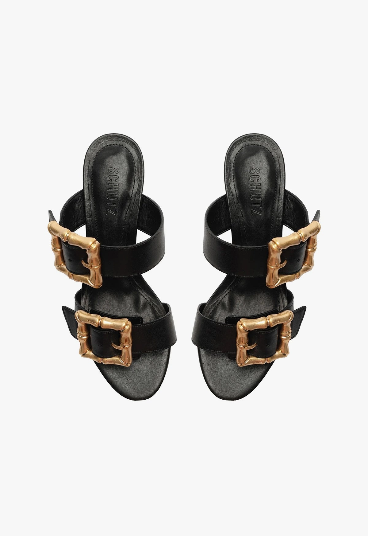 Enola Mid Block Leather Sandal