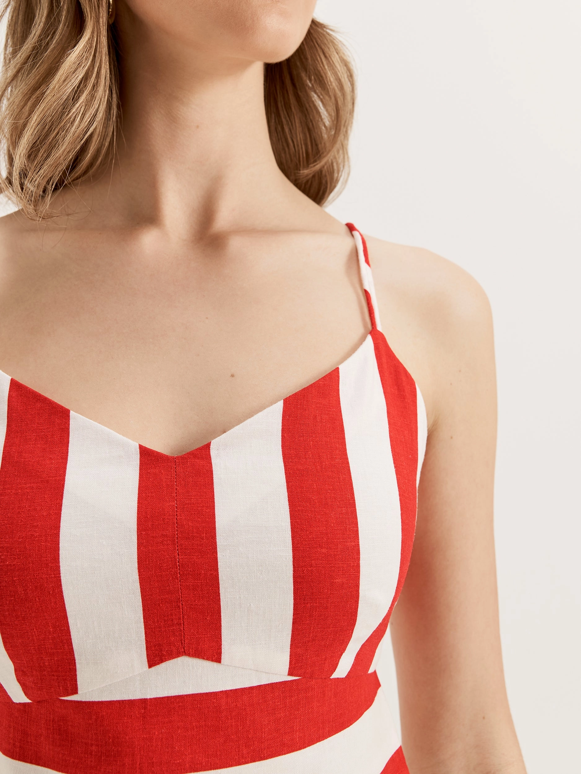 Flamingo Stripe Top