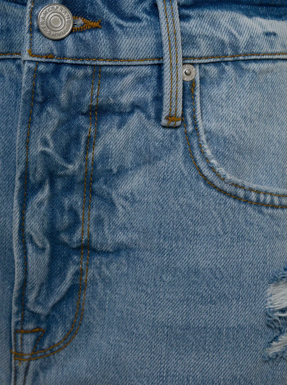 Frame Le Vintage Bermuda Denim Shorts