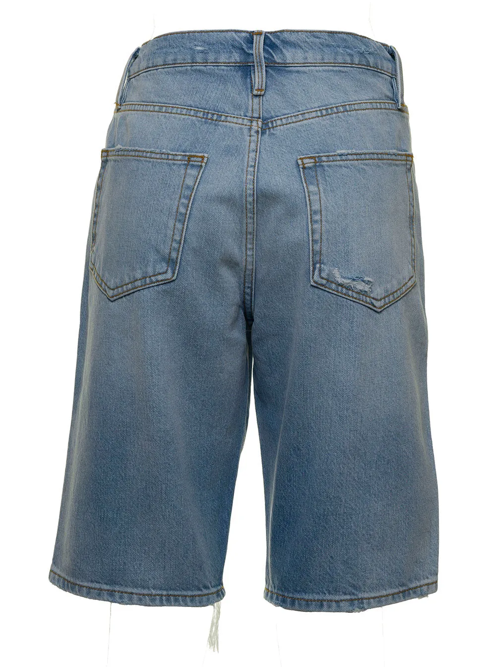 Frame Le Vintage Bermuda Denim Shorts
