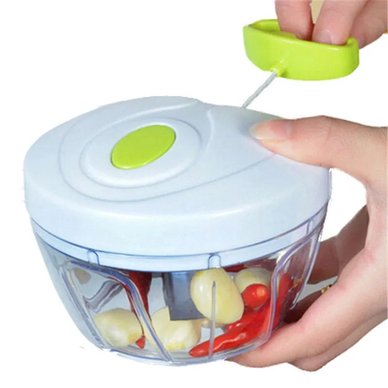 Hand Pull Vegetable Cutter Onion Garilc Potato Blades Mincer