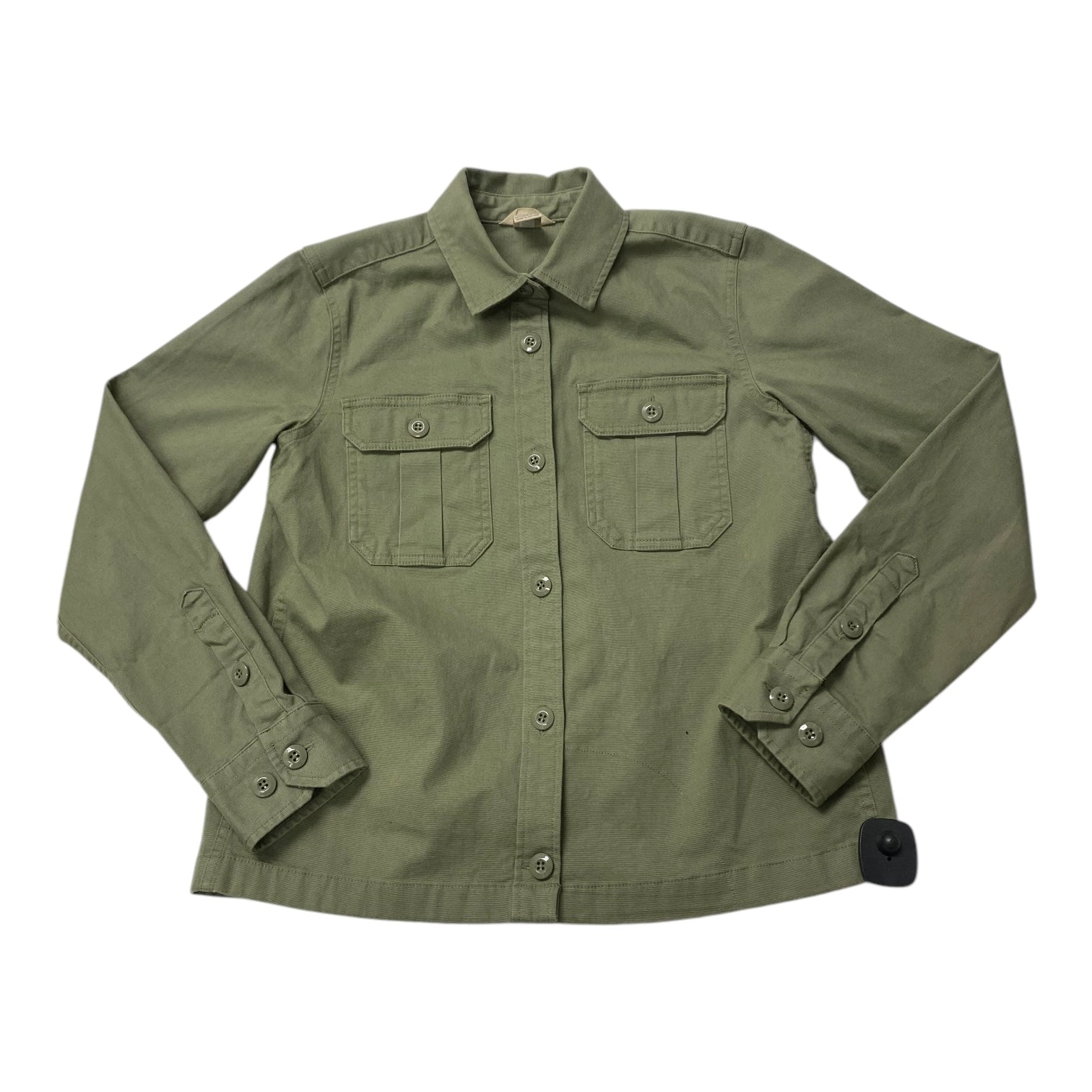 Jacket Denim By Duluth Trading In Green, Size:Xs