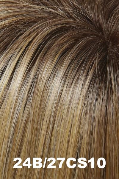 Jon Renau Toppers - EasiPart XL French 18" (#754) - Remy Human Hair
