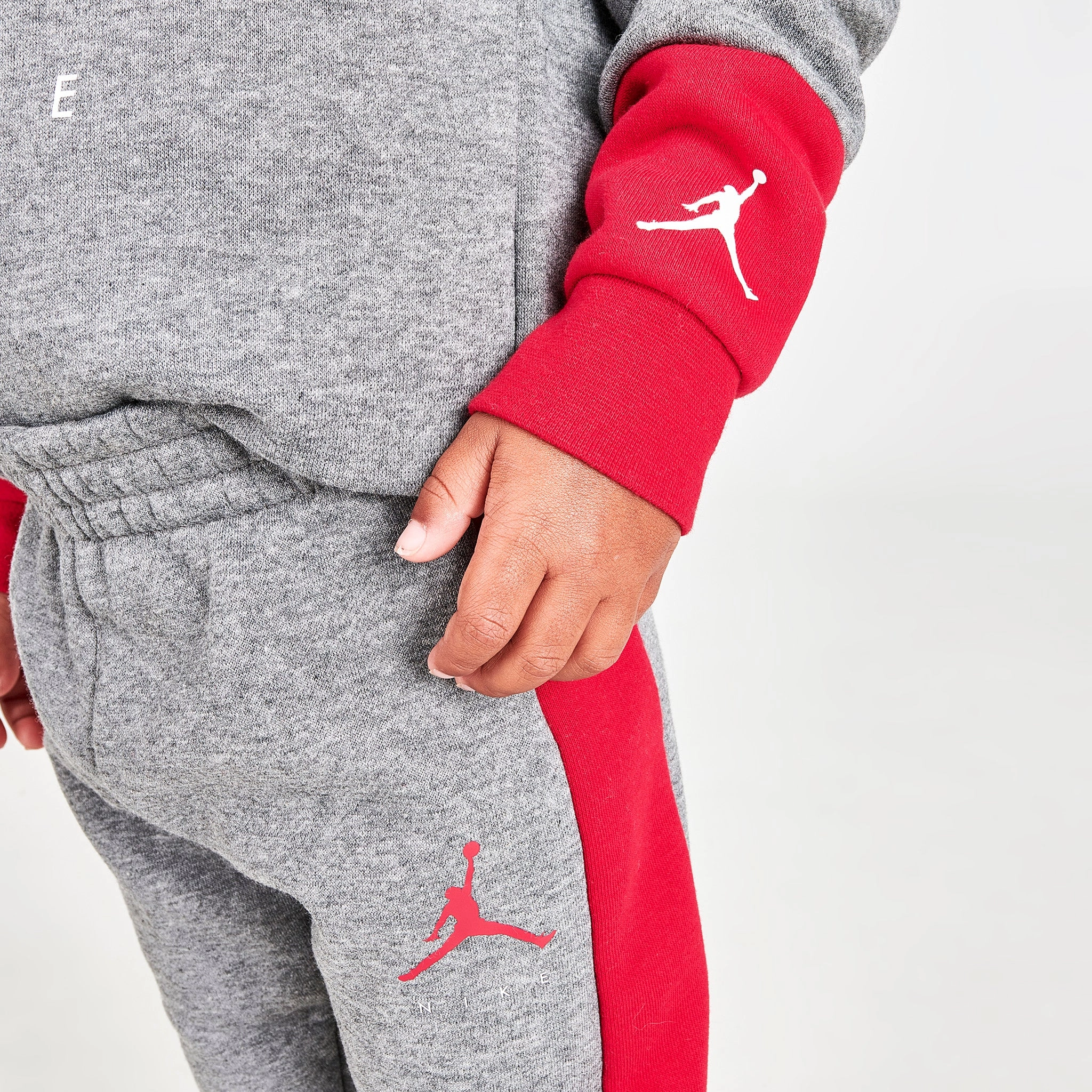 Jordan Child Boys' Crew and Pants Set / Carbon Heather