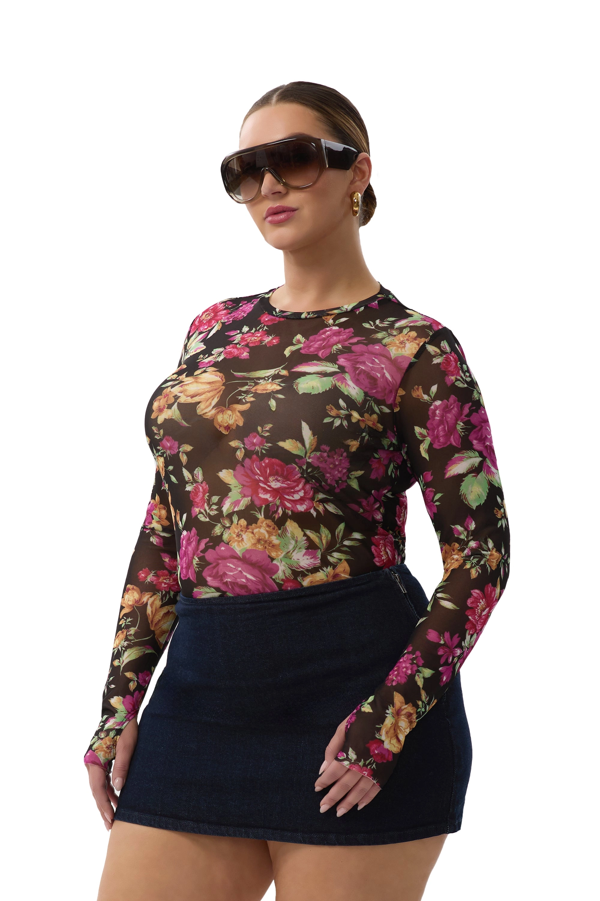 Kaylee Top - Dusted Floral