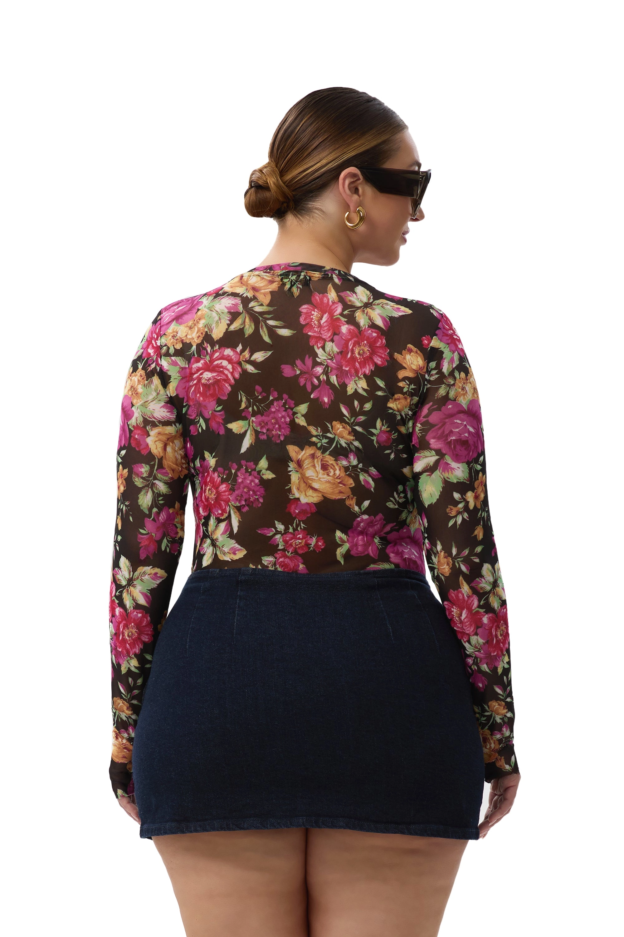 Kaylee Top - Dusted Floral
