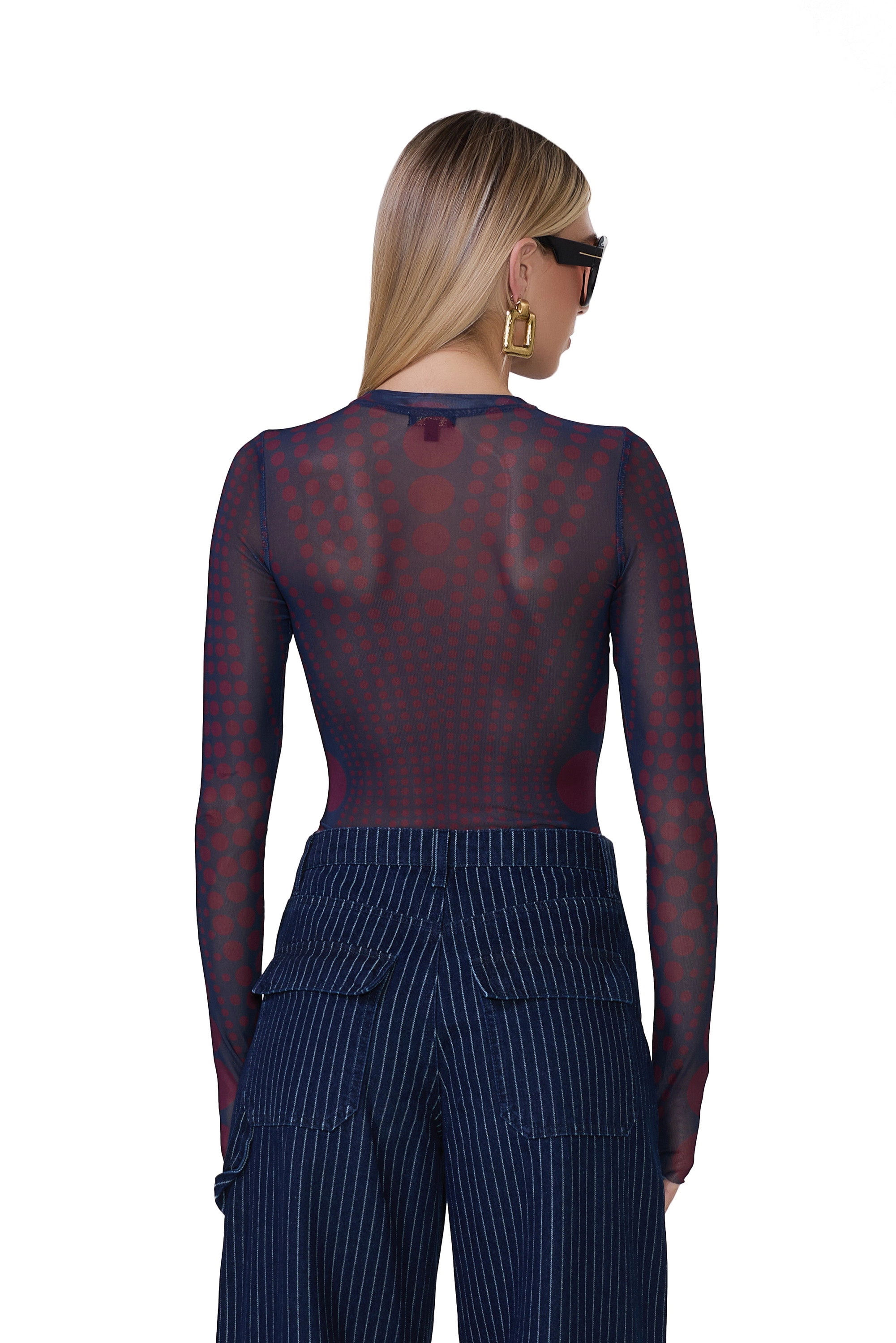 Kaylee Top - Navy Illusion