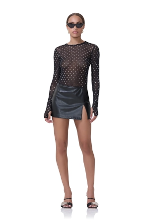 Kaylee Top - Noir Dot