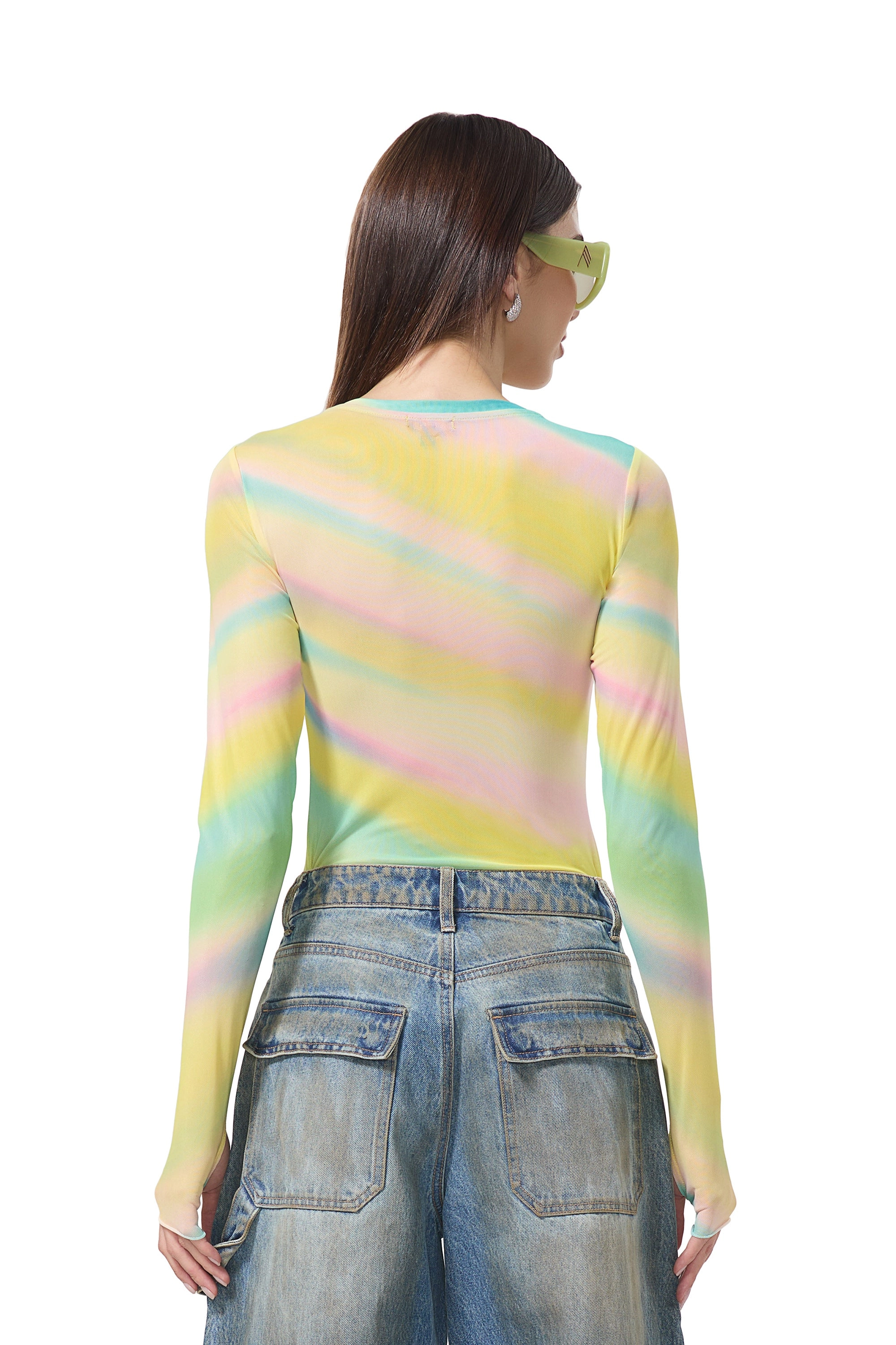 Kaylee Top - Rainbow Stripe