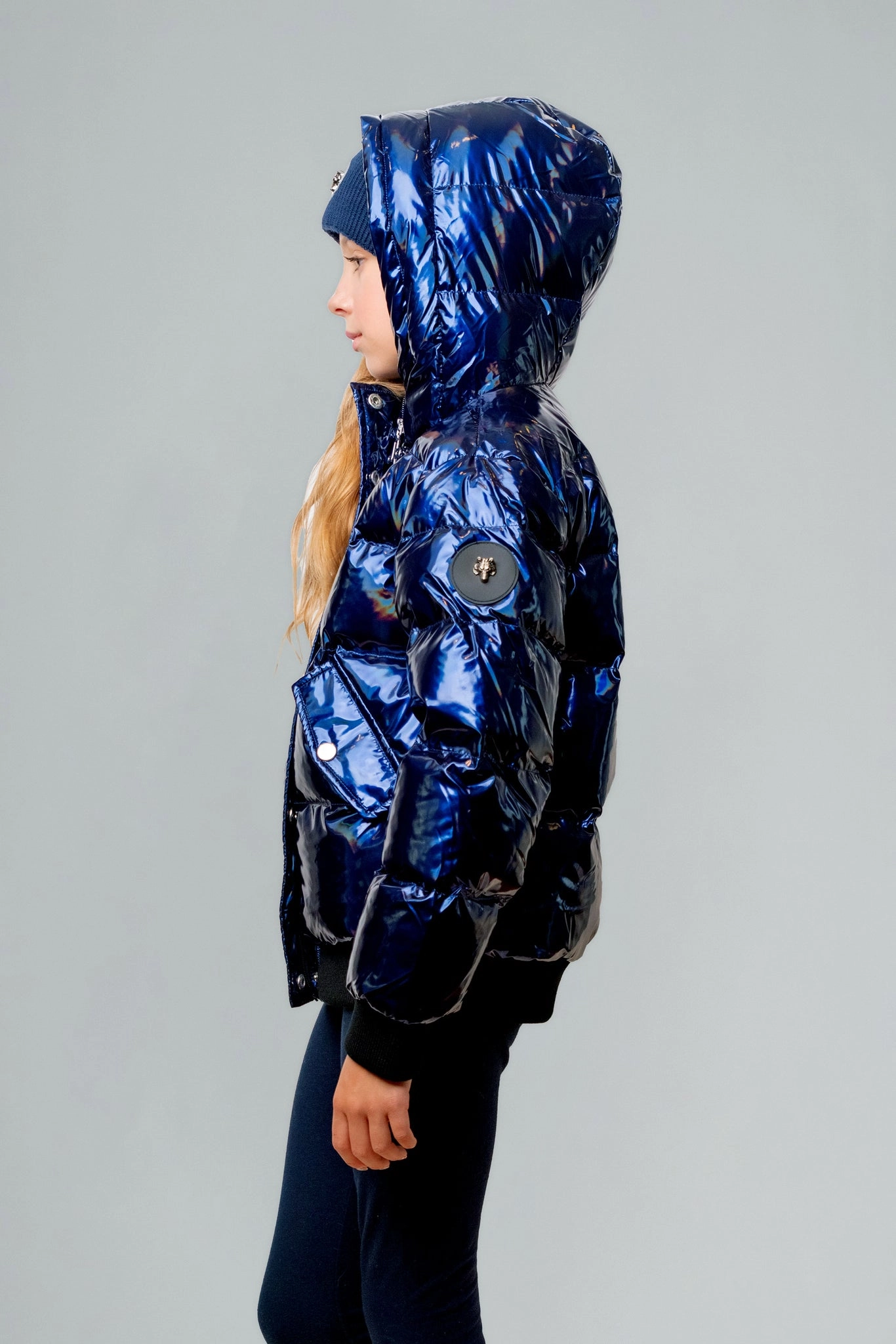 Kids' Unisex Chickadee Coat - Oily Blue