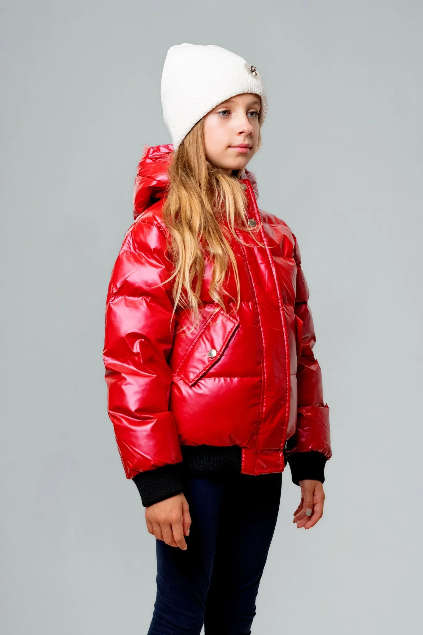 Kids' Unisex Chickadee Coat - Rasberry