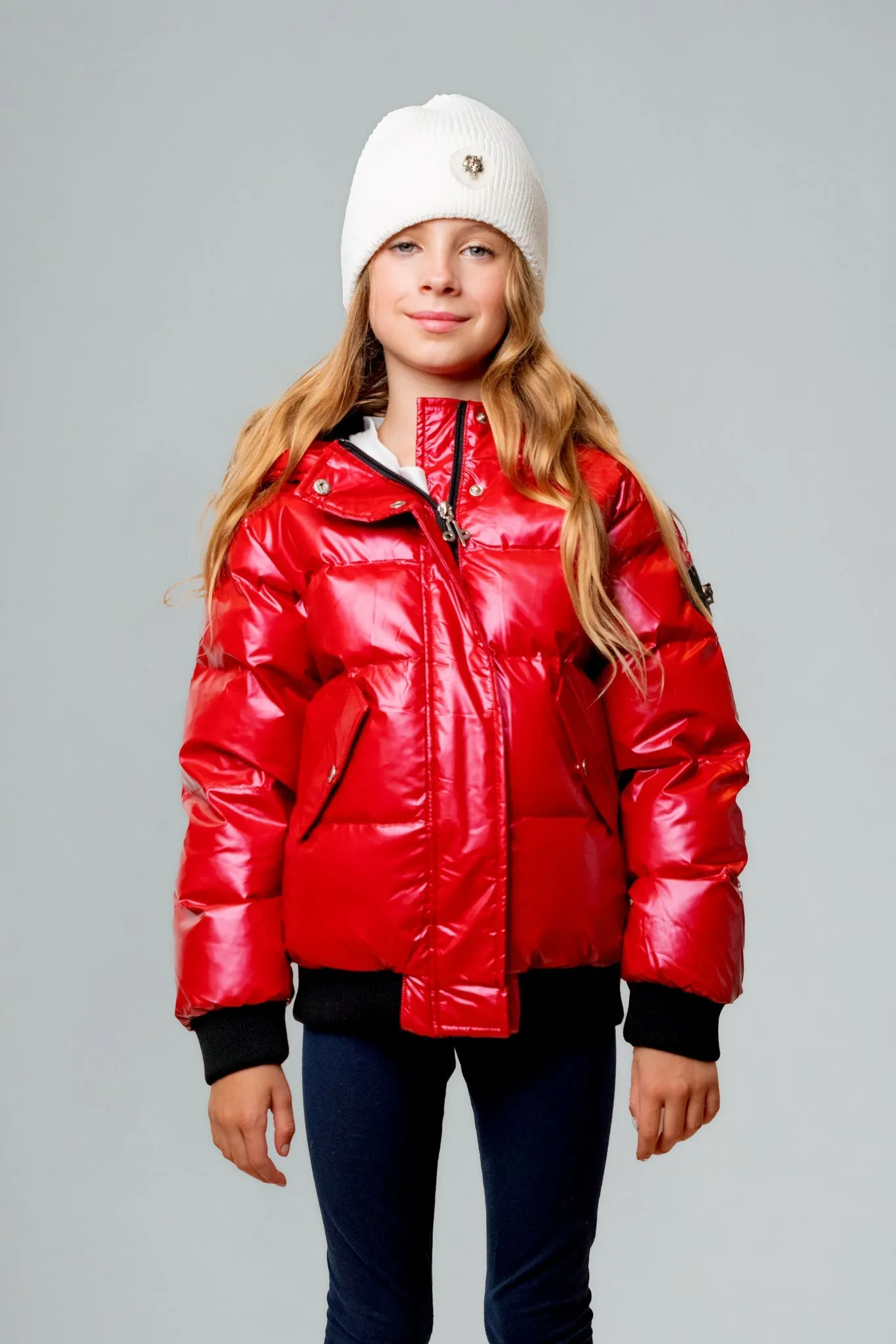 Kids' Unisex Chickadee Coat - Rasberry