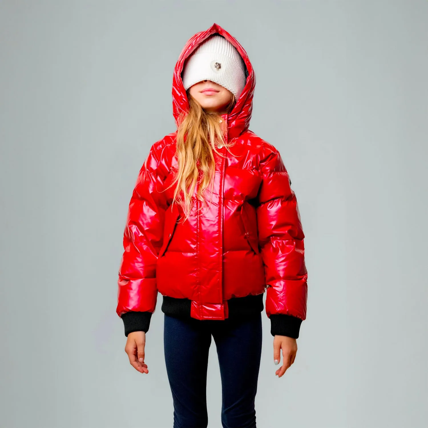 Kids' Unisex Chickadee Coat - Rasberry